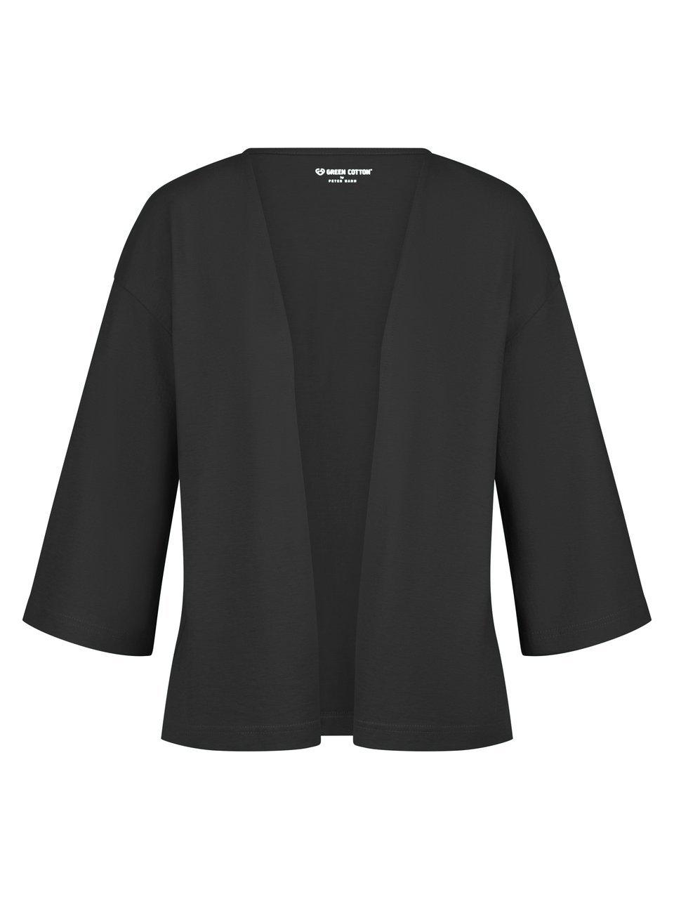 Jersey-Jacke Tove Green Cotton schwarz