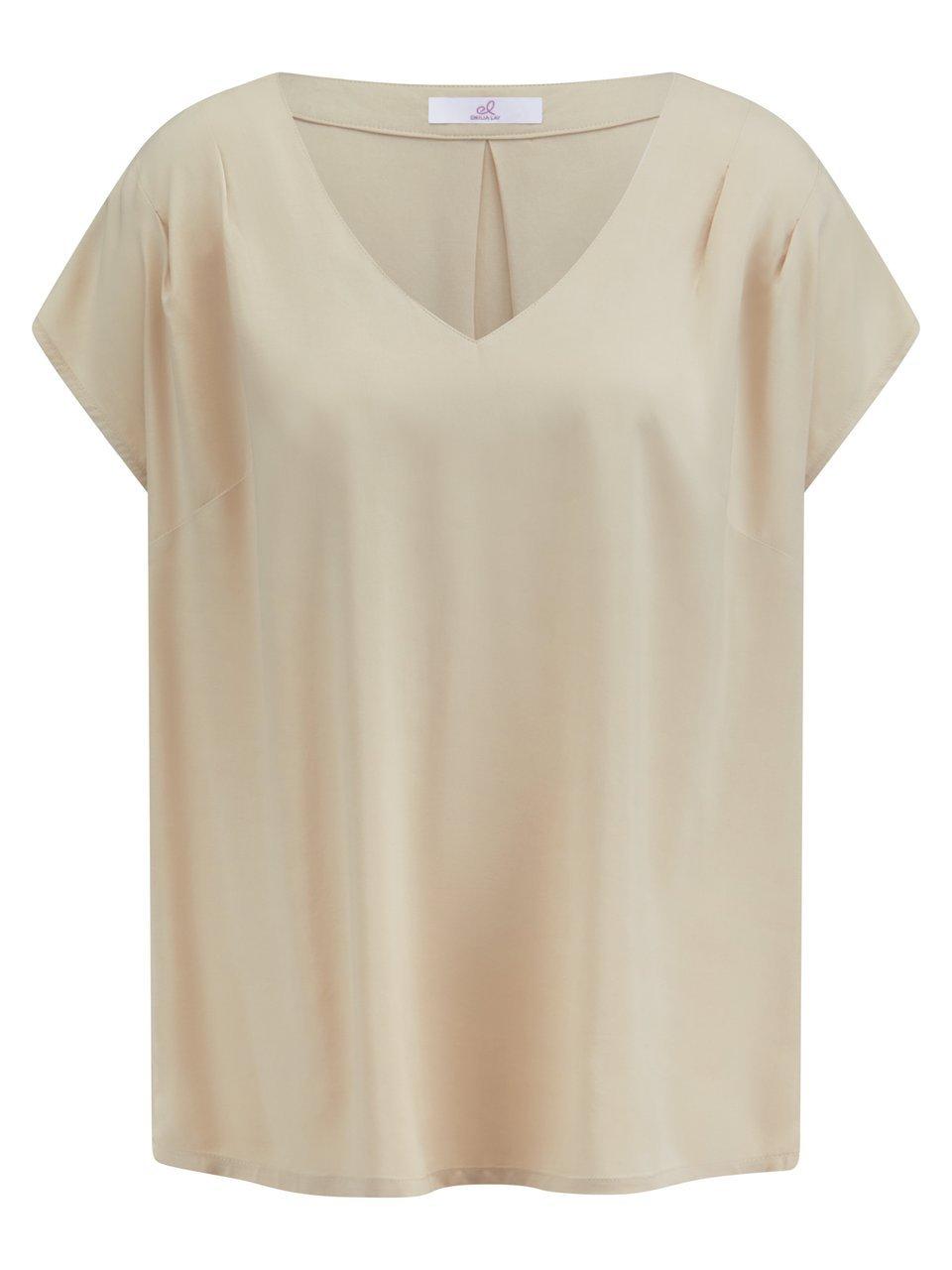 Bluse V-Ausschnitt Emilia Lay beige günstig online kaufen