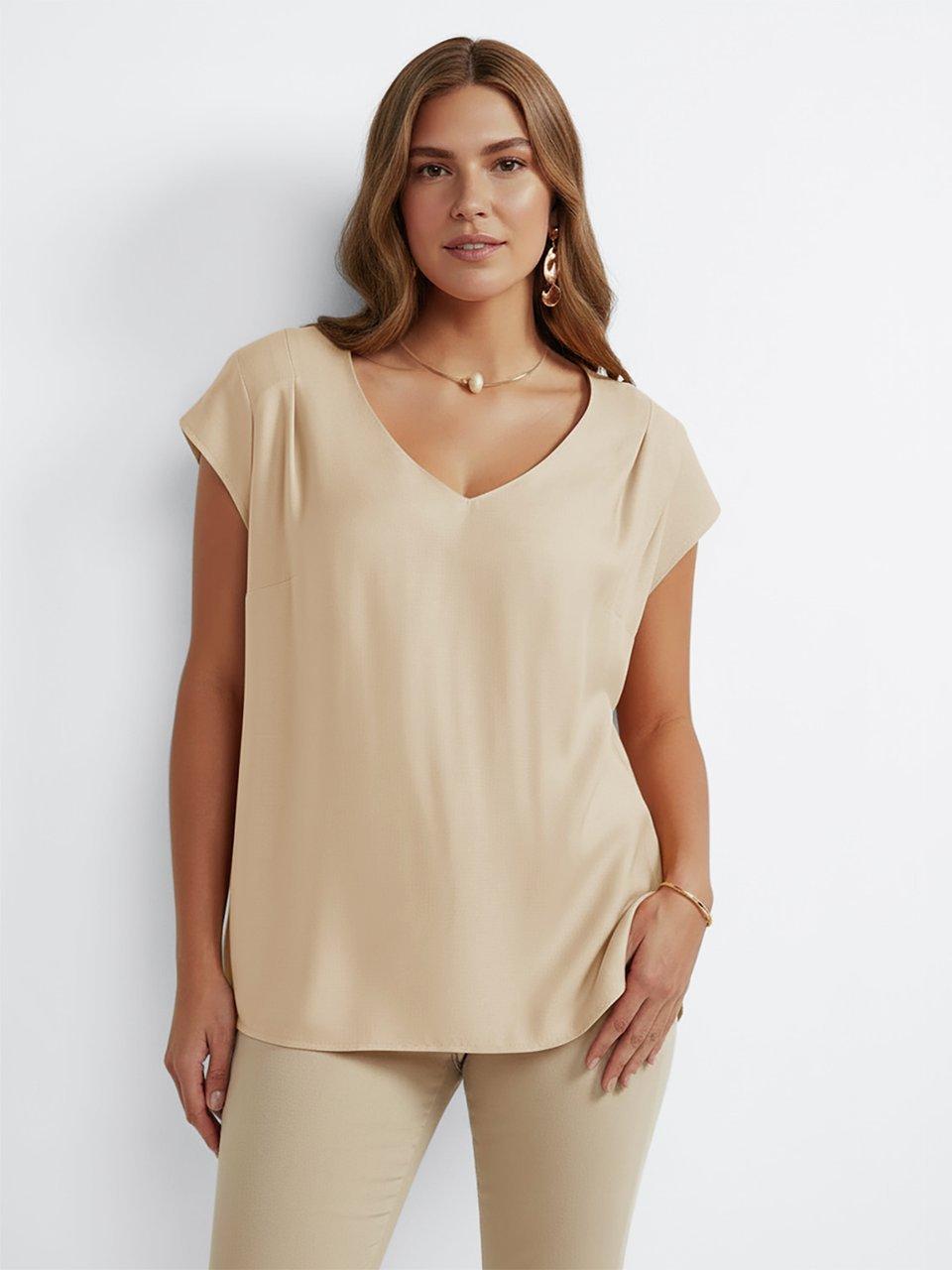Emilia Lay - Bluse mit V-Ausschnitt