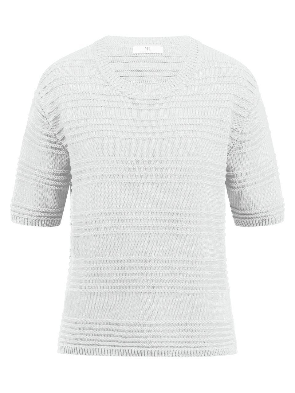 Rundhals-Pullover Peter Hahn weiss günstig online kaufen