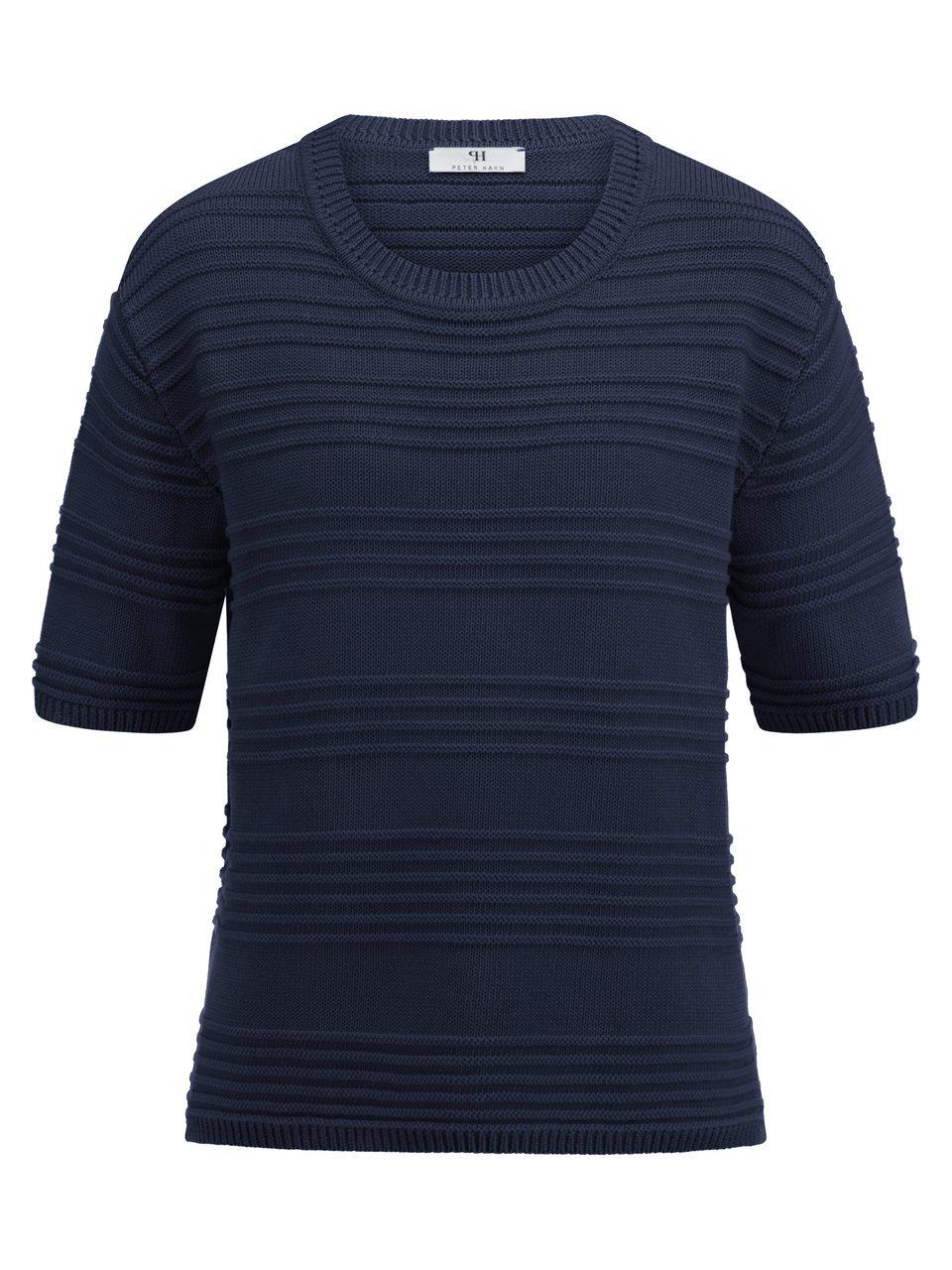 Rundhals-Pullover Peter Hahn blau günstig online kaufen