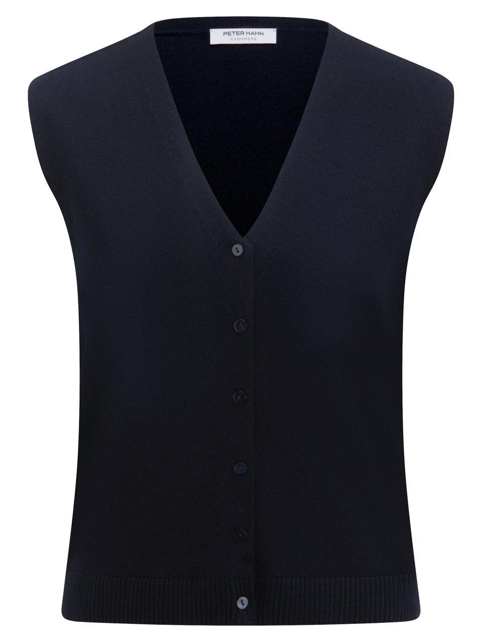 Strickweste Peter Hahn blau günstig online kaufen