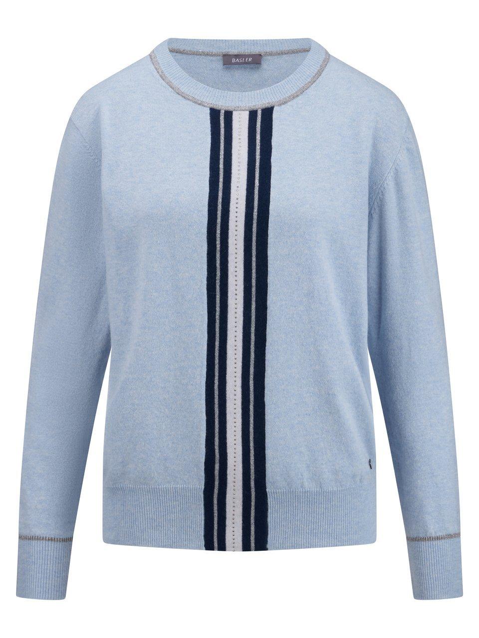 Rundhals-Pullover BASLER blau günstig online kaufen