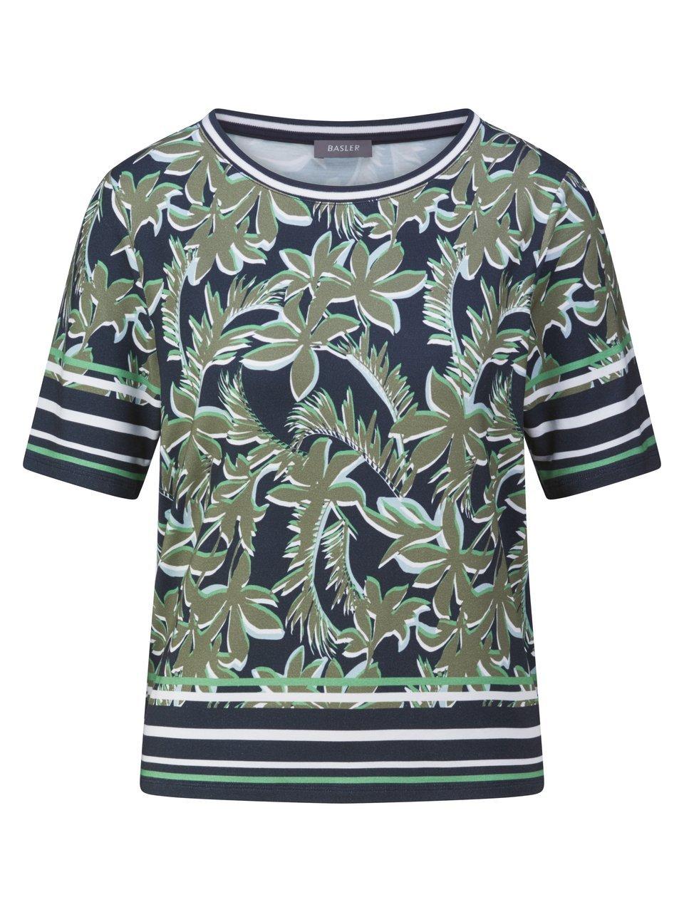 Rundhals-Shirt BASLER blau günstig online kaufen