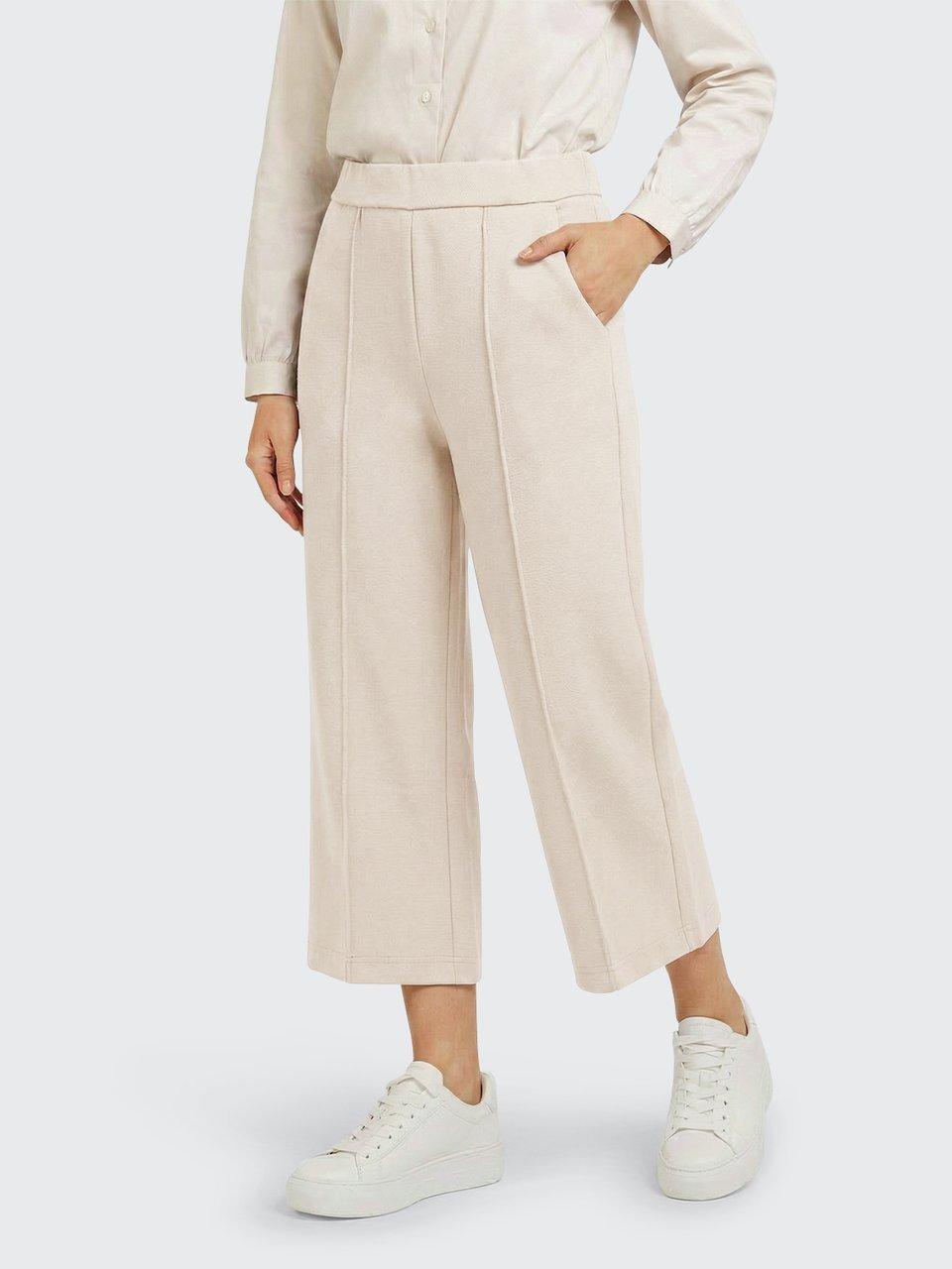 Peter Hahn - Le pantalon 7/8 en jersey Wide Fit