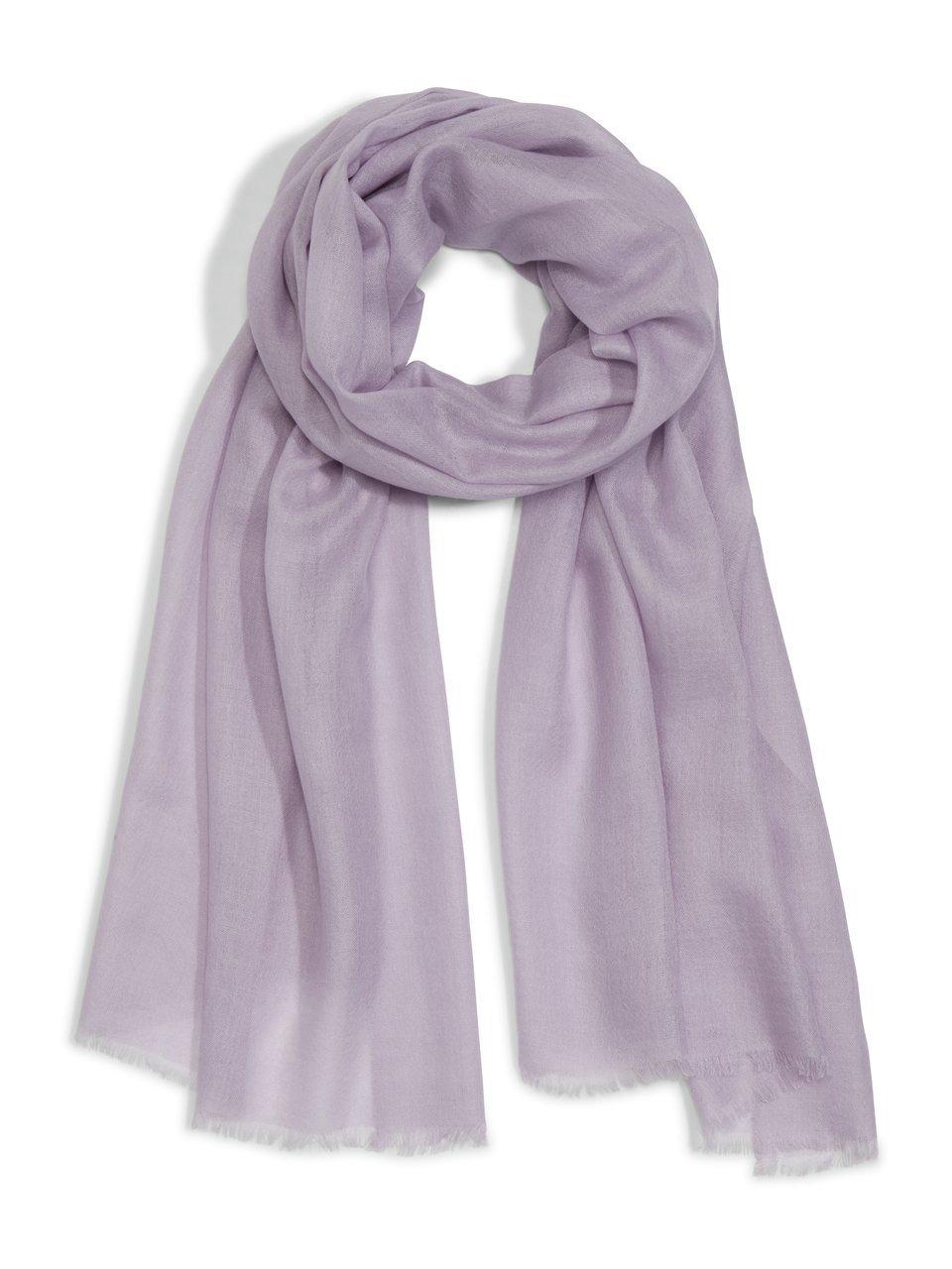 Schal aus Seide und Kaschmir Peter Hahn lila günstig online kaufen