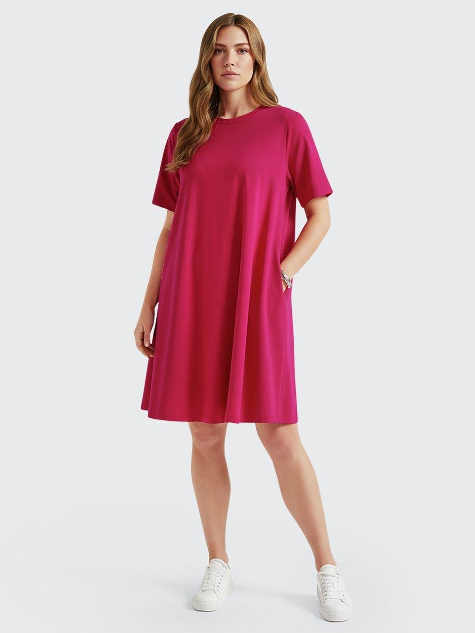 Emilia Lay - Jersey jurk met ronde hals