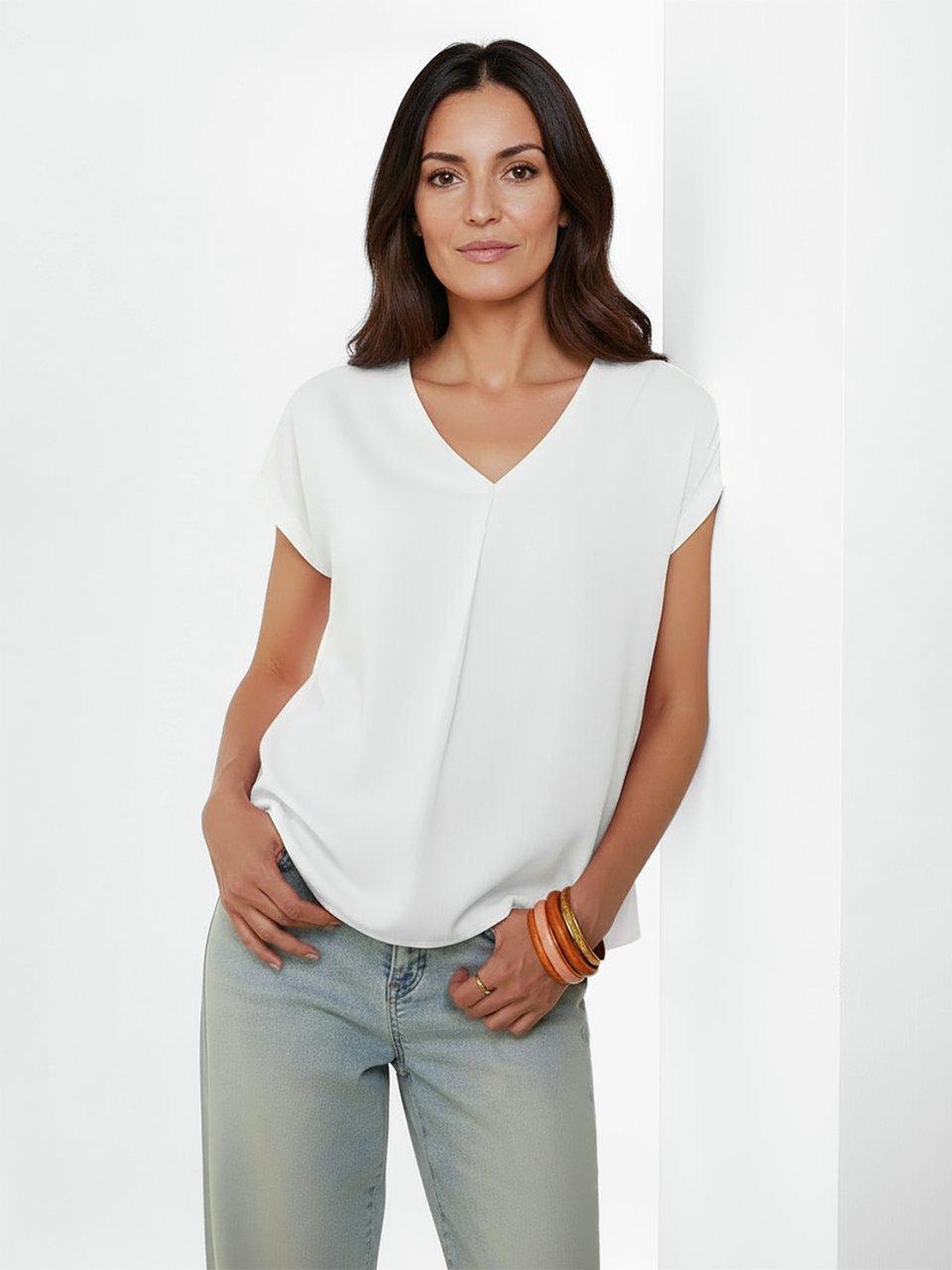 Peter Hahn - Bluse mit V-Ausschnitt