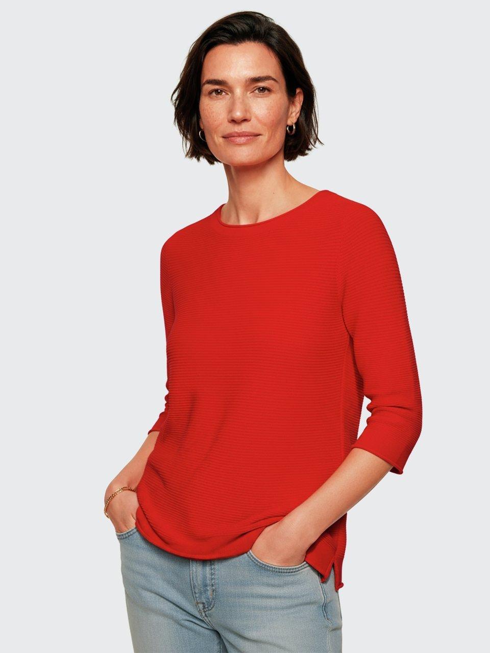 Peter Hahn - Rundhals-Pullover mit 3/4-Arm