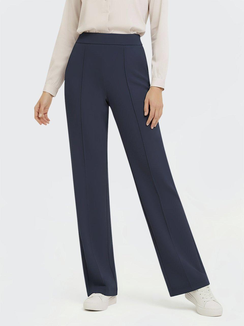 Peter Hahn - Le pantalon en jersey Wide Fit
