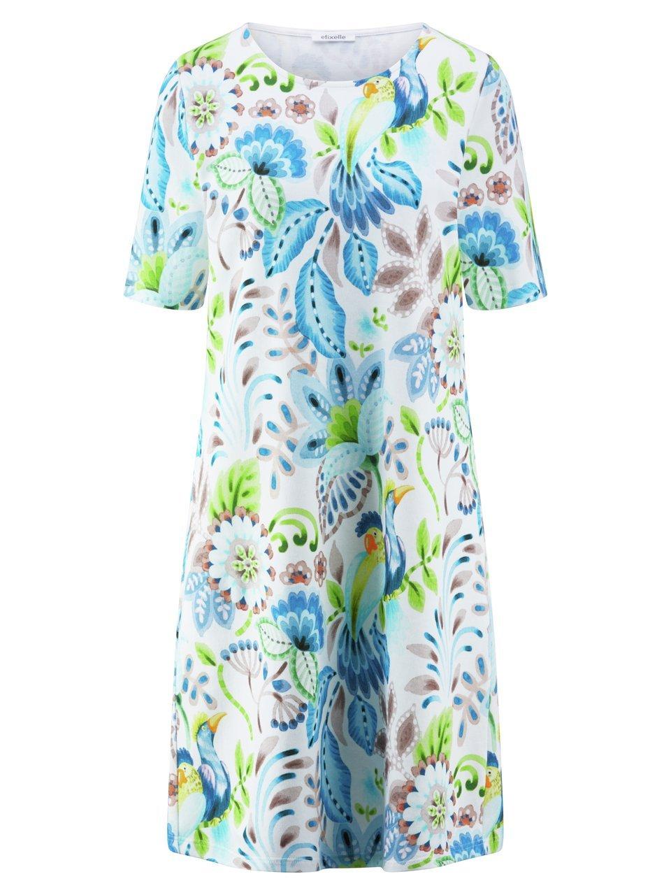 Kleid Rundhals-­Ausschnitt Efixelle weiss günstig online kaufen