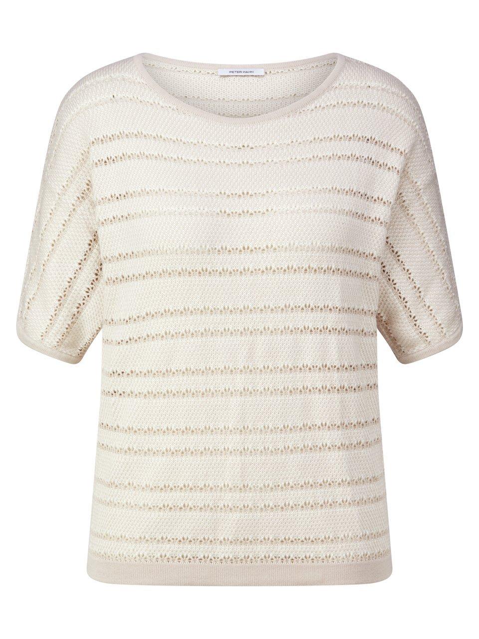 Rundhals-Pullover Peter Hahn beige günstig online kaufen