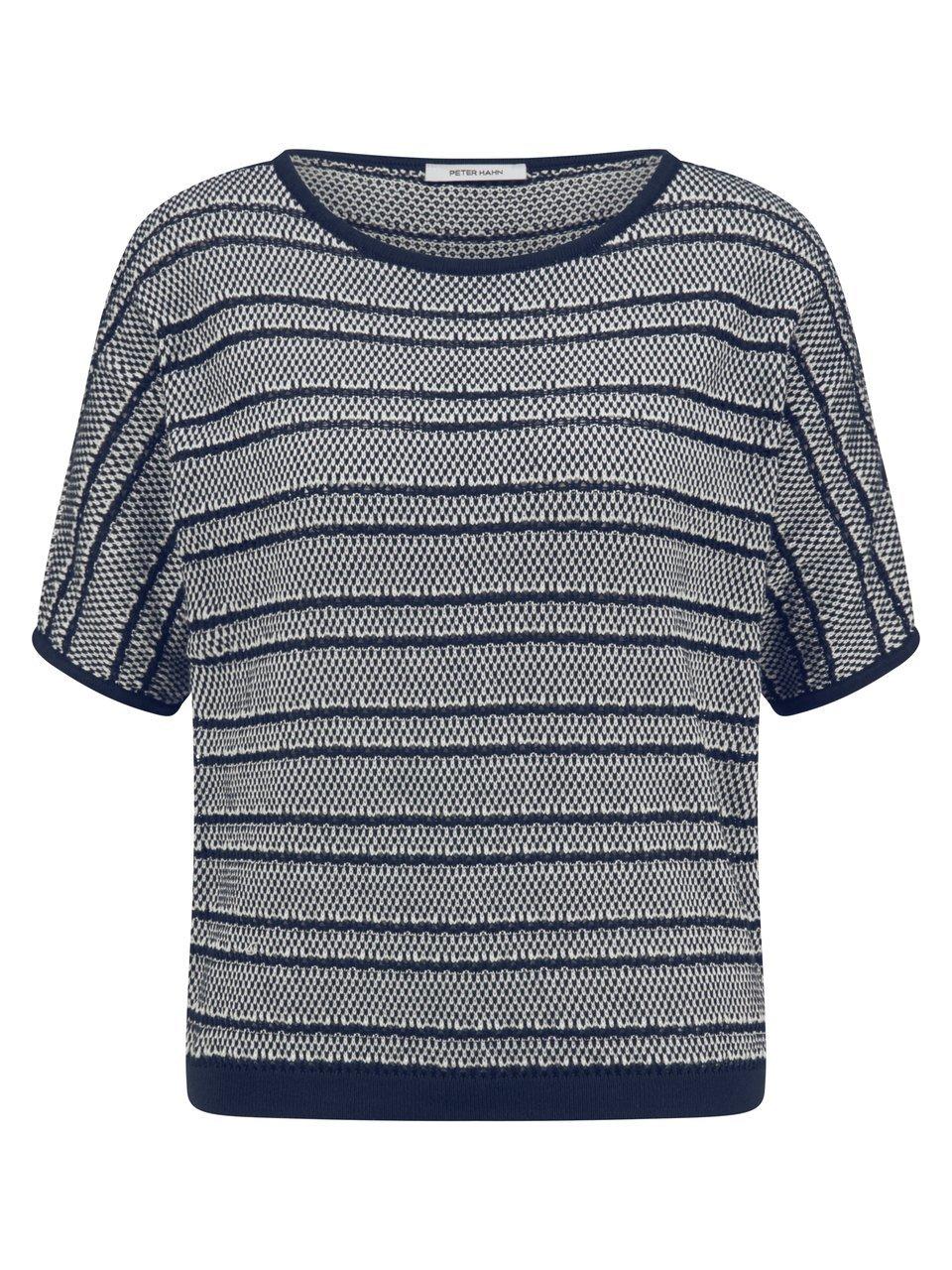 Rundhals-Pullover Peter Hahn blau günstig online kaufen