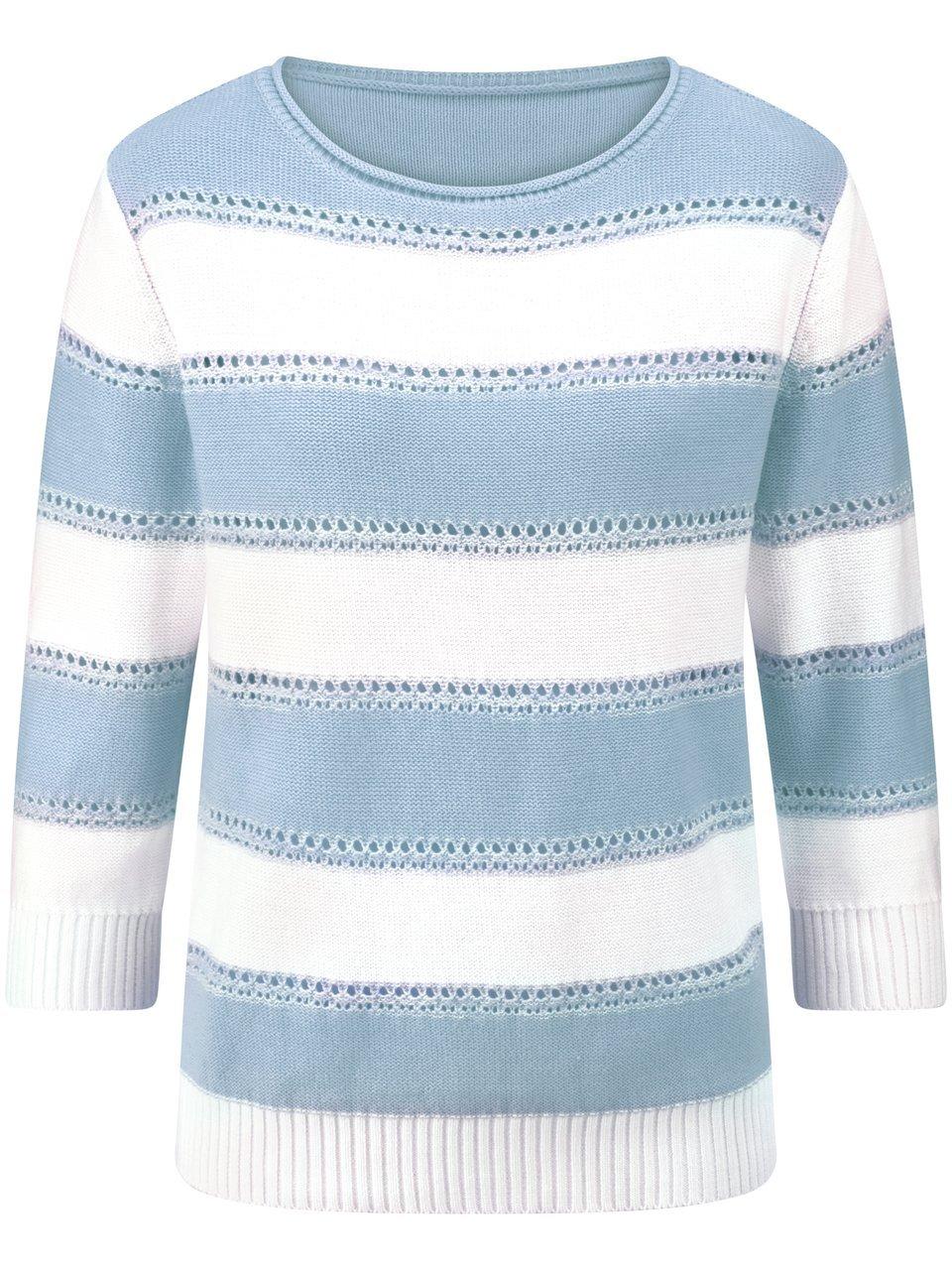 Pullover U-Boot-Ausschnitt Peter Hahn blau günstig online kaufen