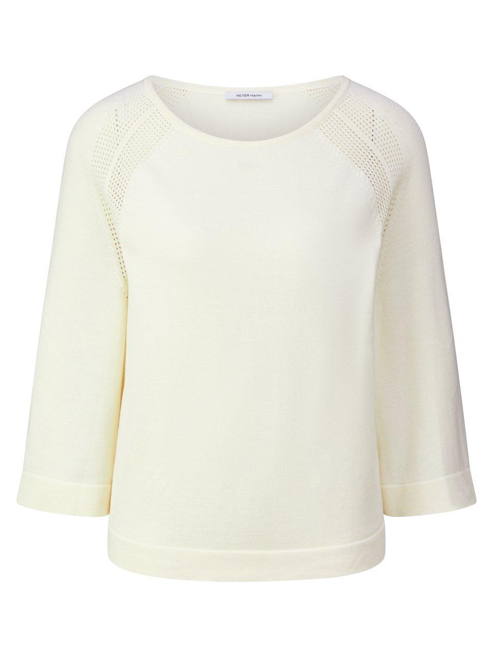 Pullover U-Boot-Ausschnitt Peter Hahn weiss günstig online kaufen
