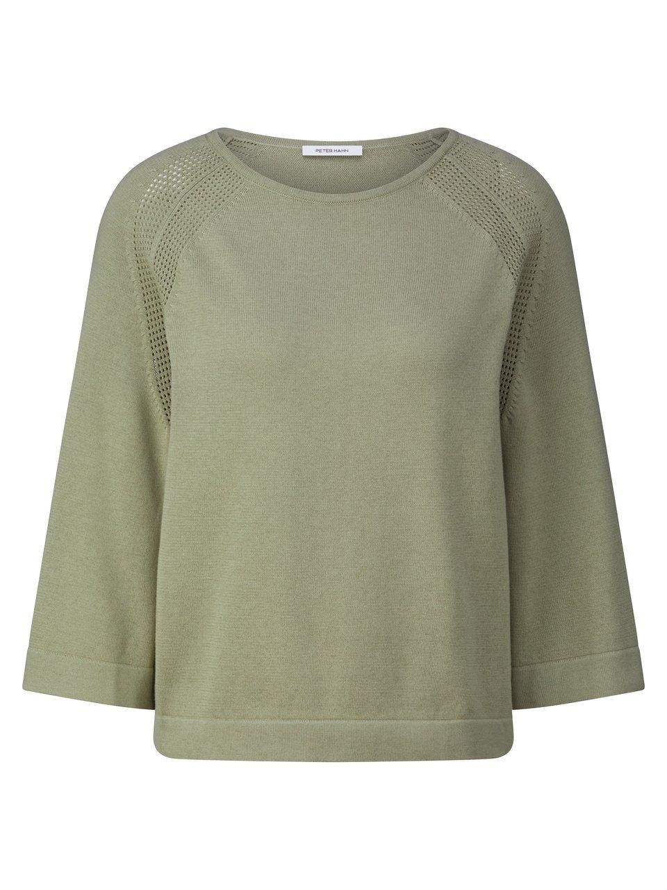 Pullover U-Boot-Ausschnitt Peter Hahn grün günstig online kaufen