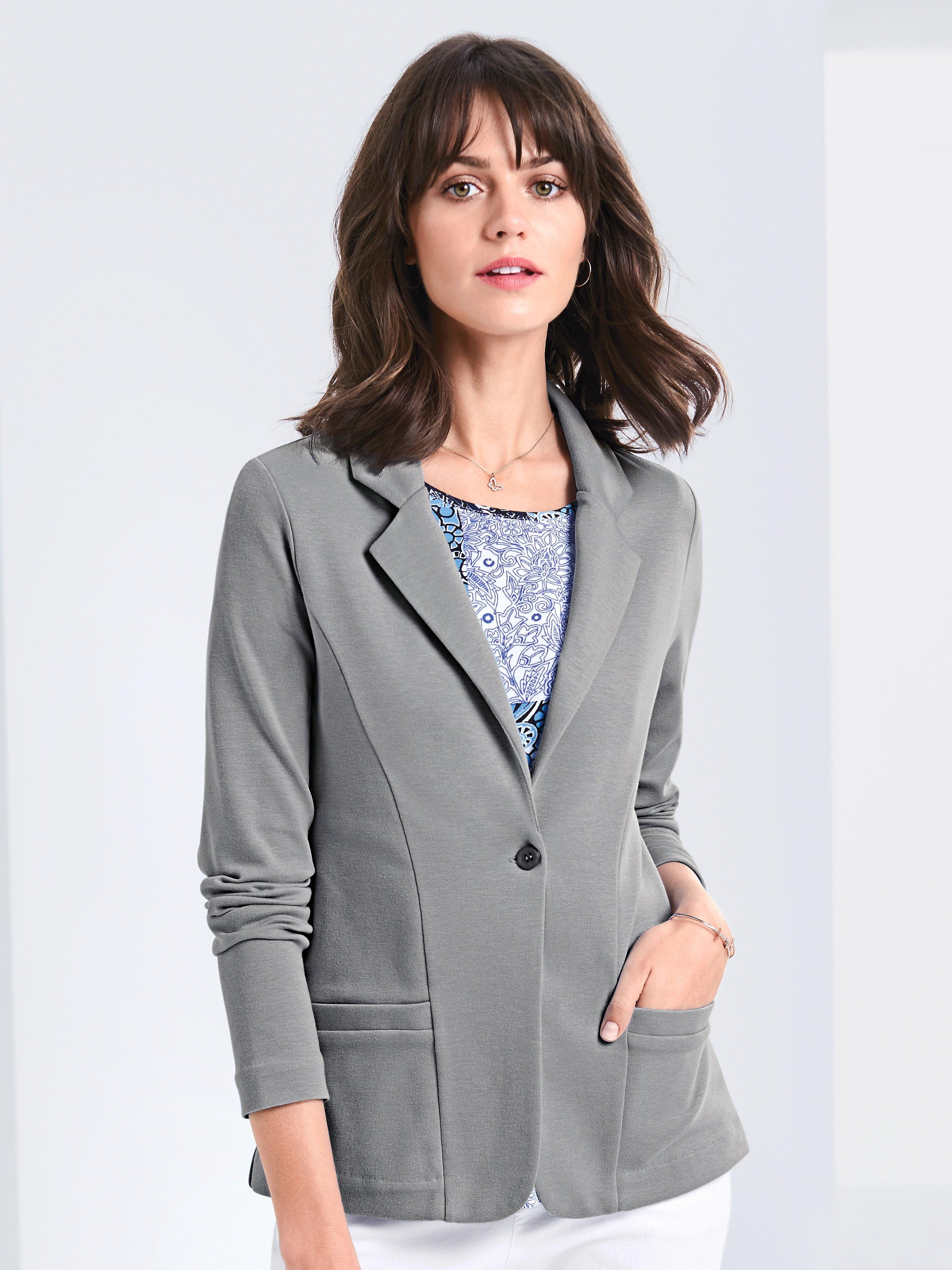 Peter Hahn - Jersey blazer - grey-melange