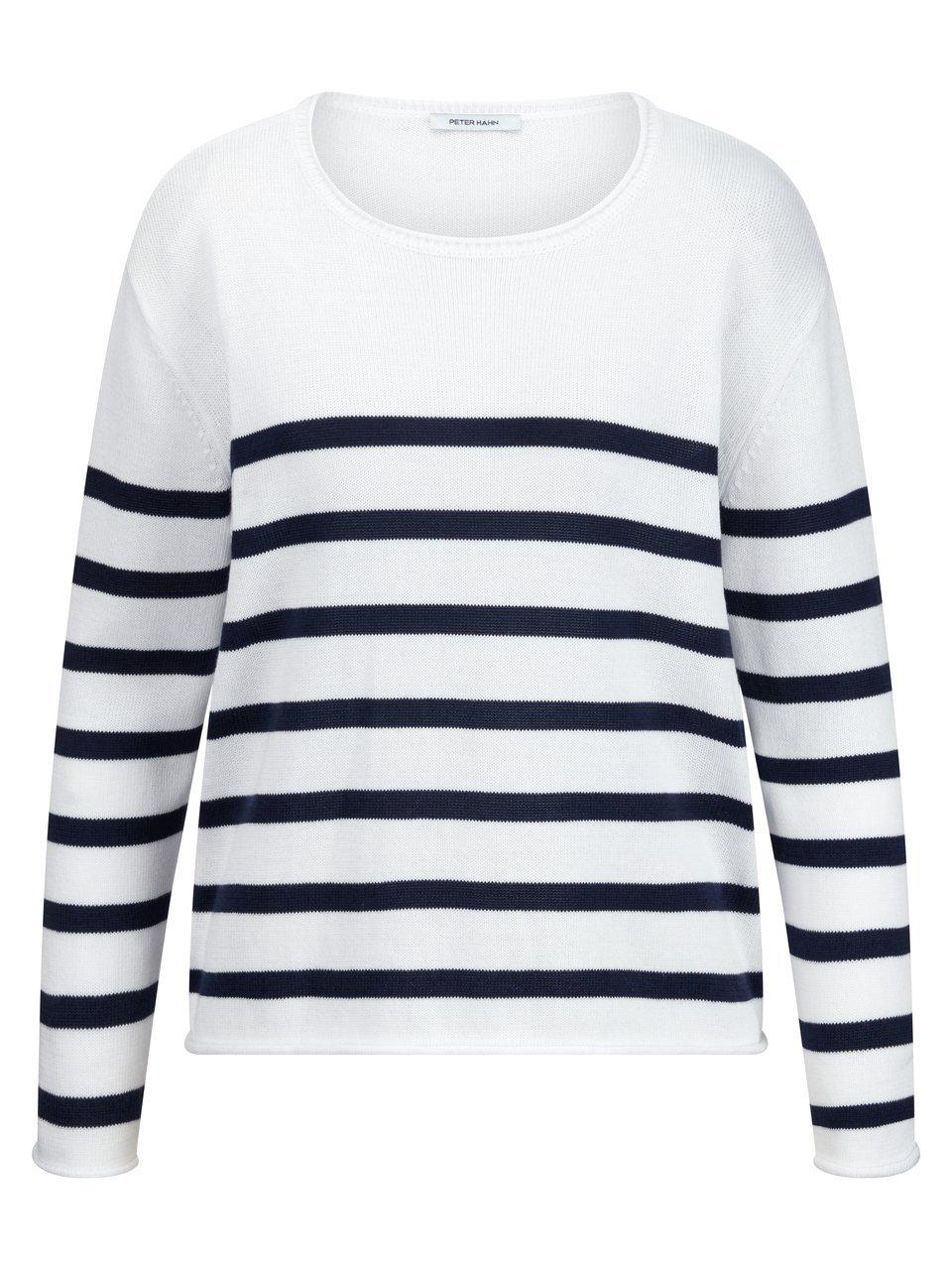 Rundhals-Pullover Peter Hahn weiss günstig online kaufen