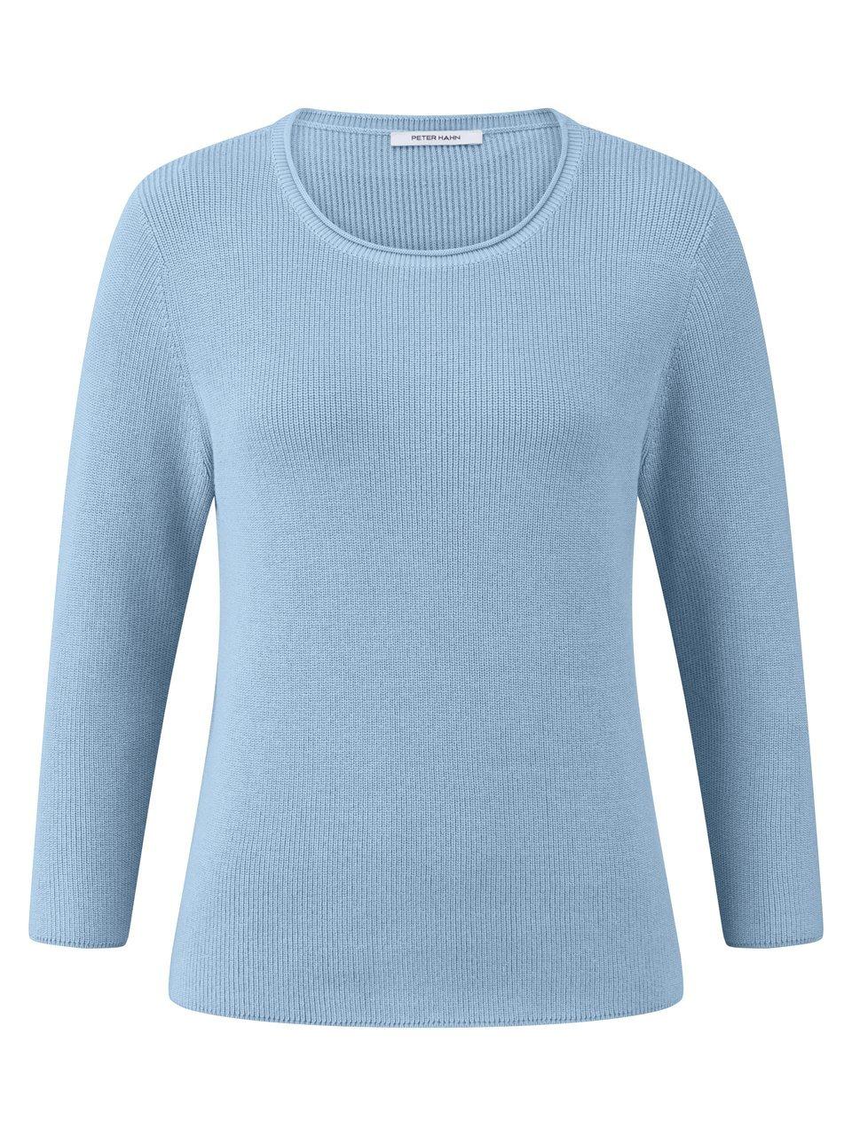Rundhals-Pullover Peter Hahn blau günstig online kaufen