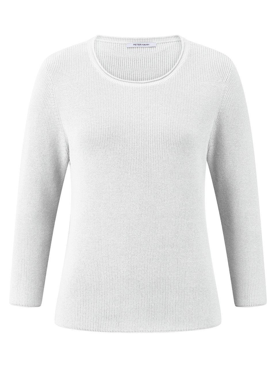 Rundhals-Pullover Peter Hahn weiss günstig online kaufen