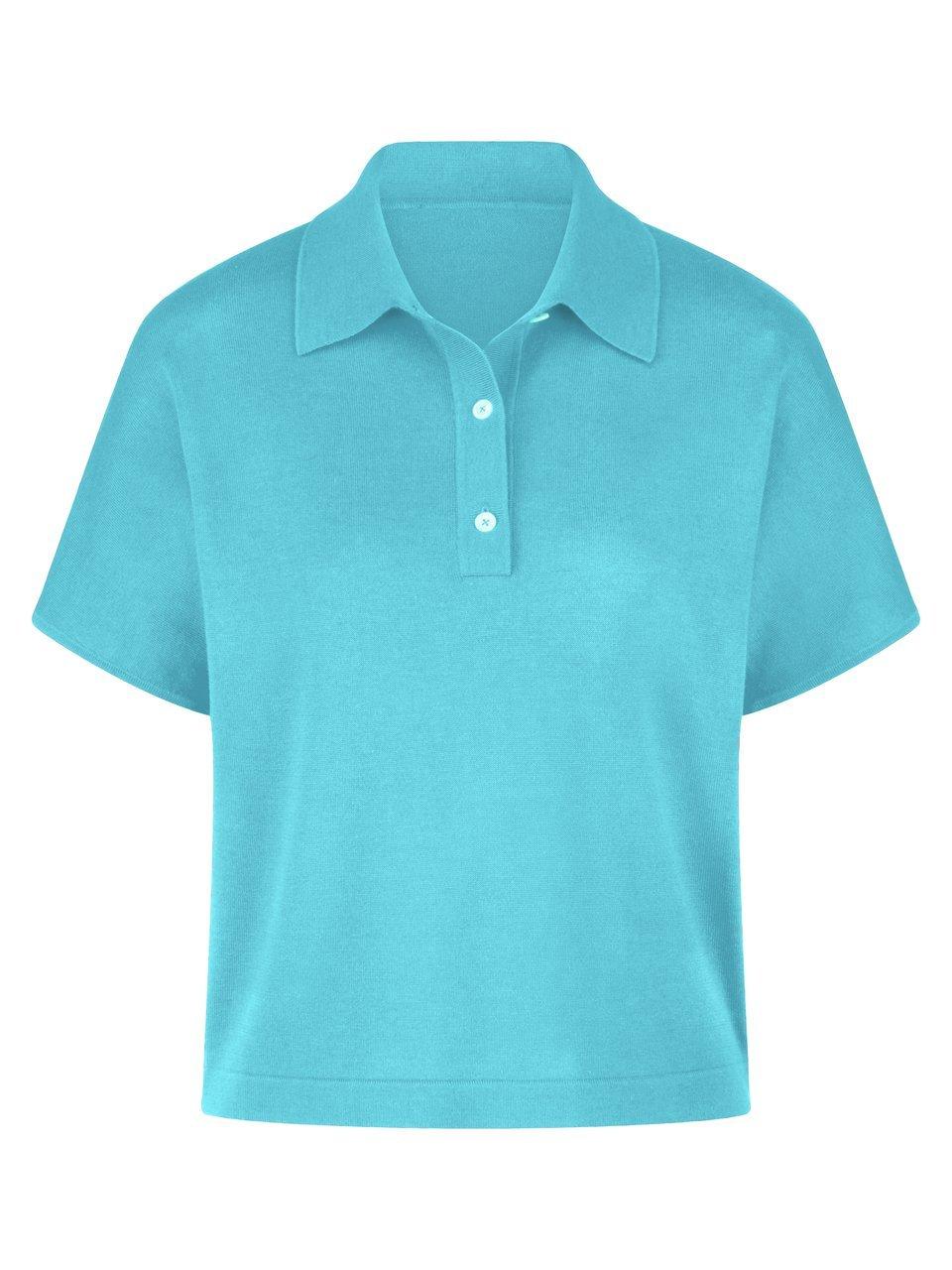 Polo-Pullover Peter Hahn türkis günstig online kaufen