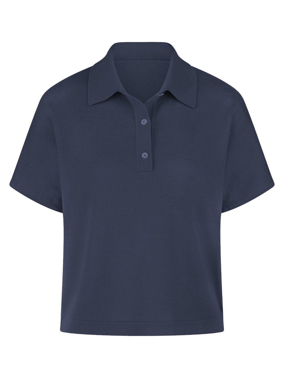 Polo-Pullover Peter Hahn blau günstig online kaufen