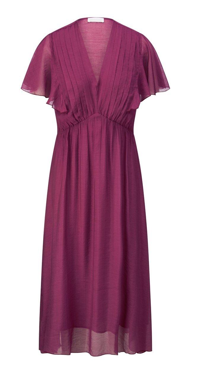 Kleid V-Ausschnitt St. Emile pink günstig online kaufen