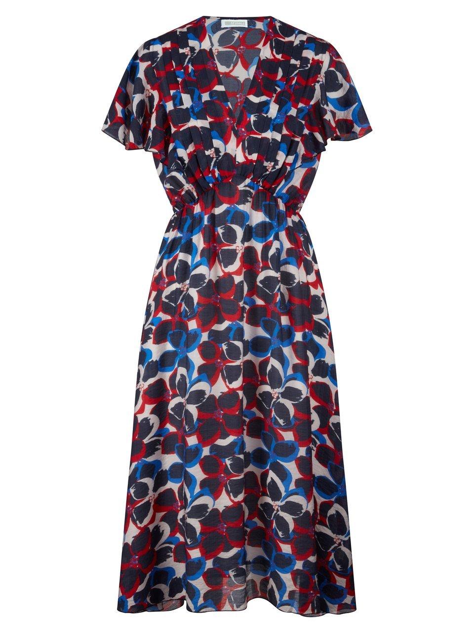 Kleid V-Ausschnitt St. Emile blau günstig online kaufen