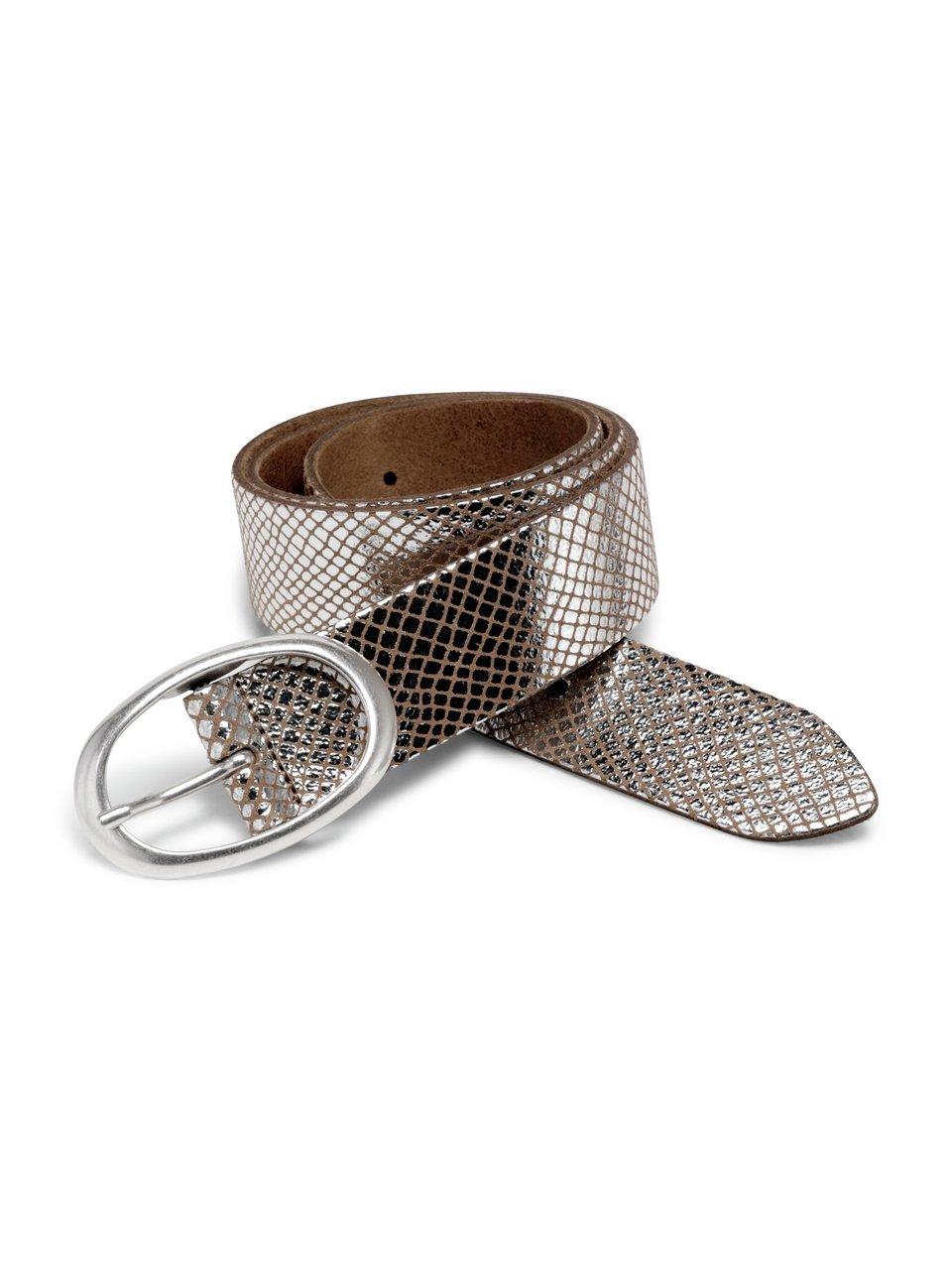 Gürtel Peter Hahn silber günstig online kaufen