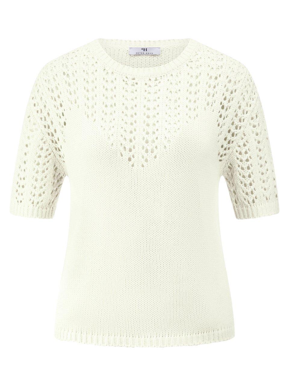 Rundhals-Pullover Peter Hahn weiss günstig online kaufen