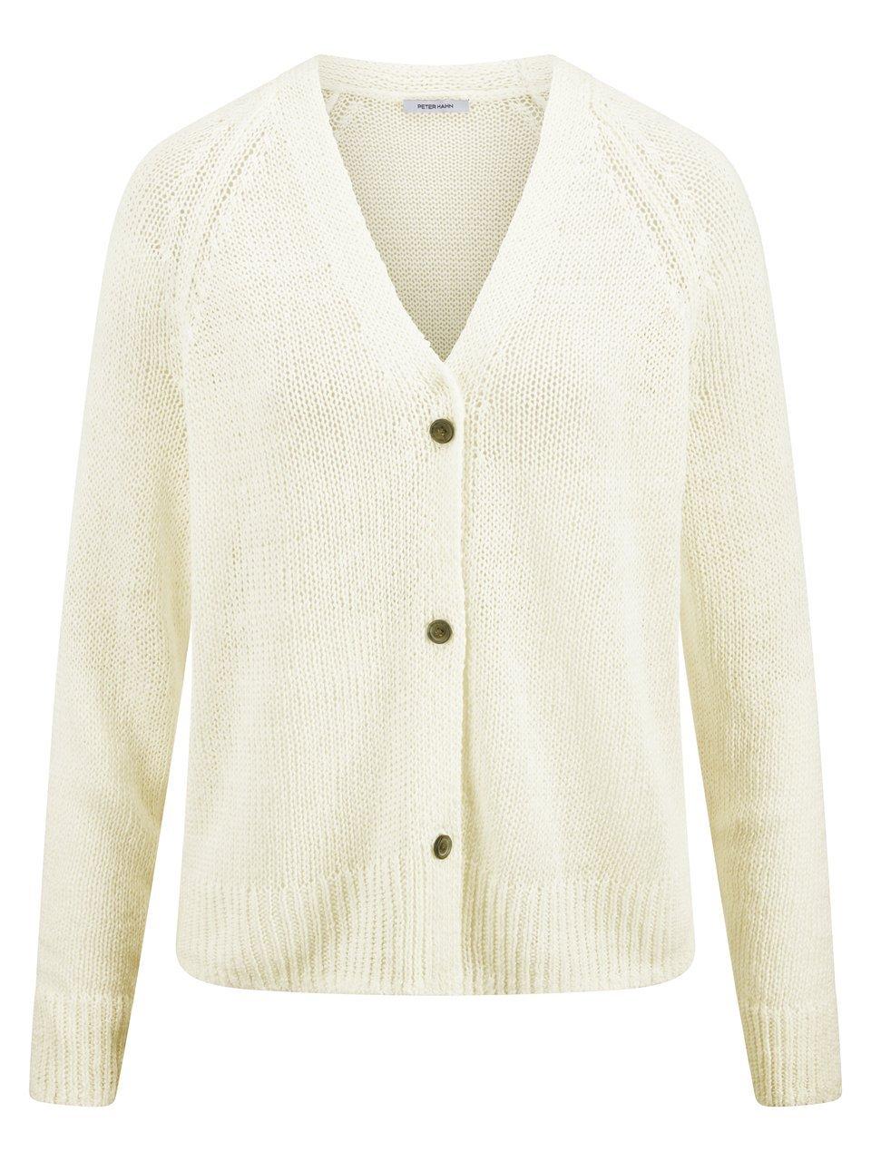 Strickjacke Peter Hahn weiss günstig online kaufen