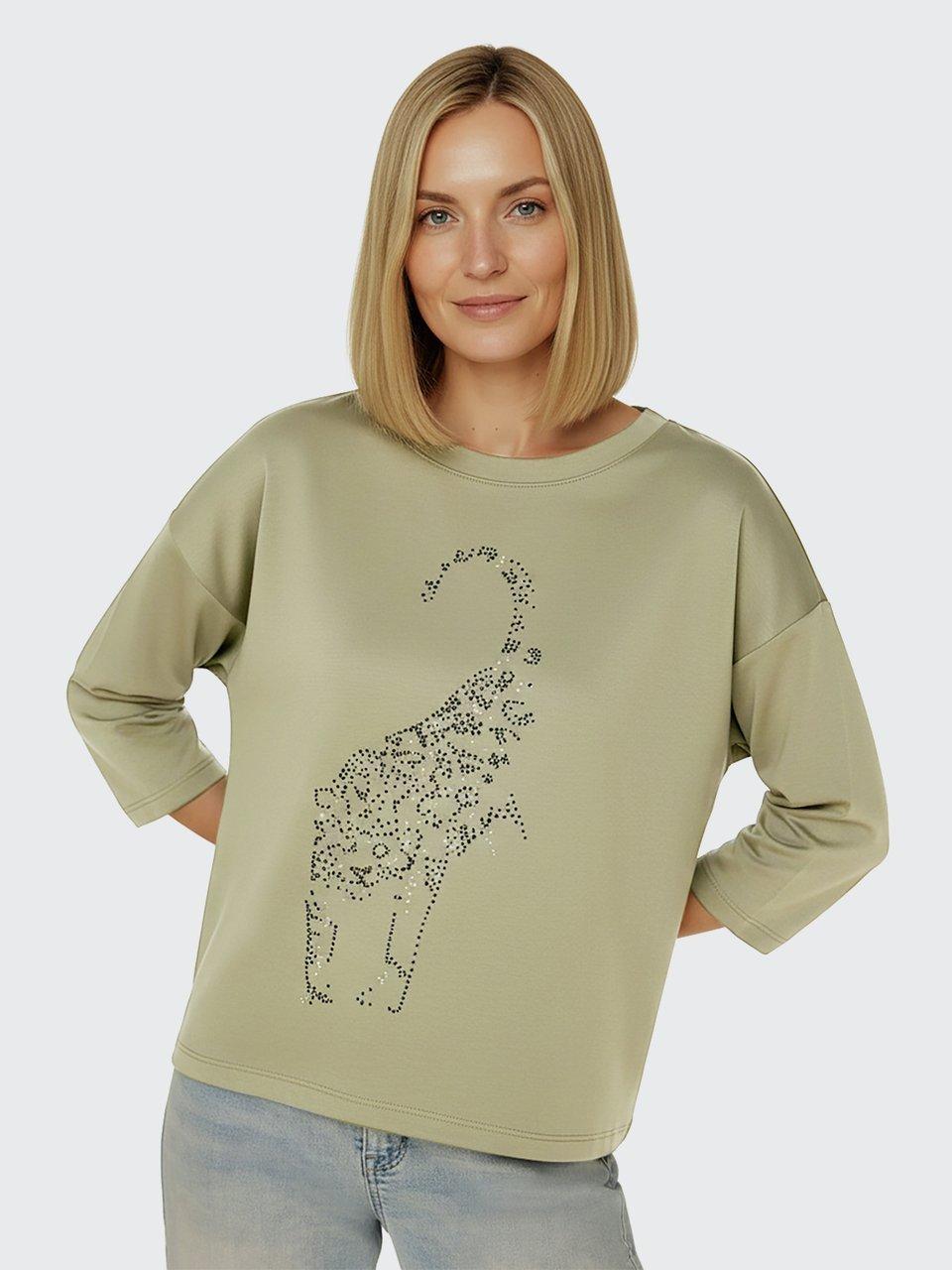 Peter Hahn - Sweatshirt met 3/4-mouwen