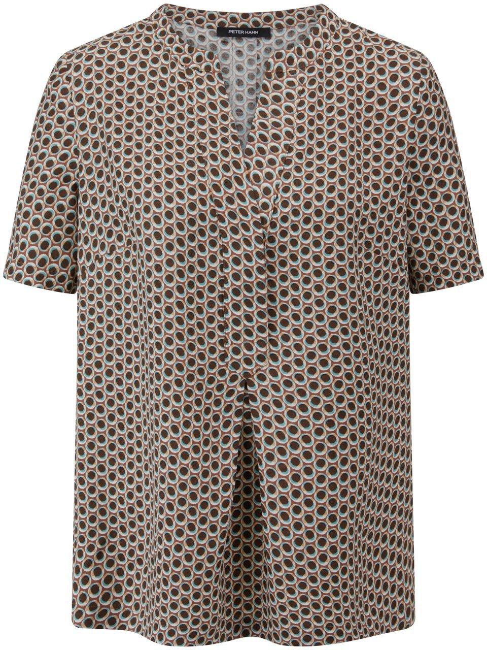 Bluse V-Öffnung Peter Hahn braun günstig online kaufen