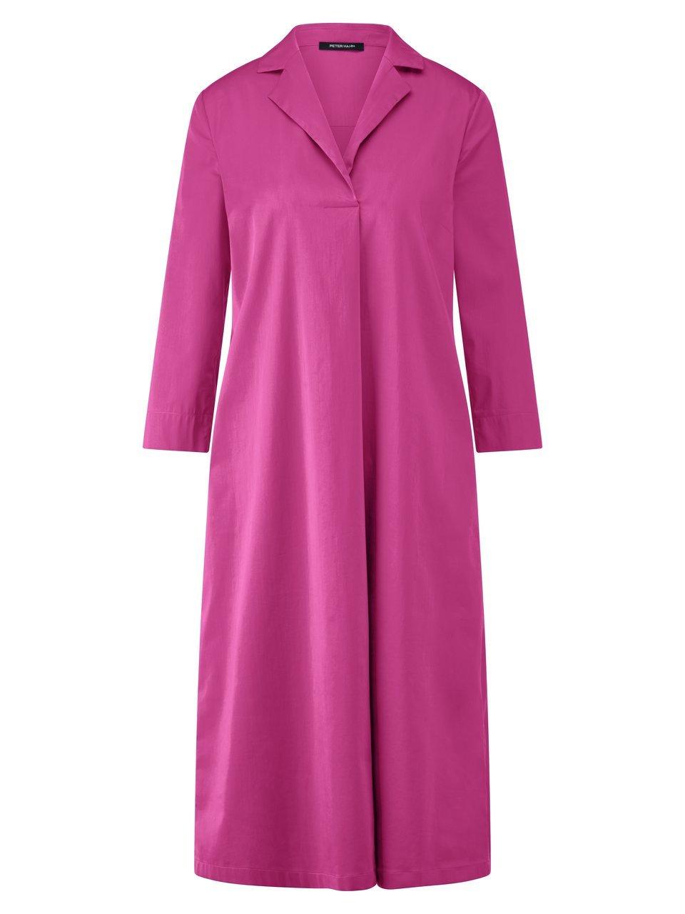 Kleid kleinem Reverskragen Peter Hahn pink günstig online kaufen