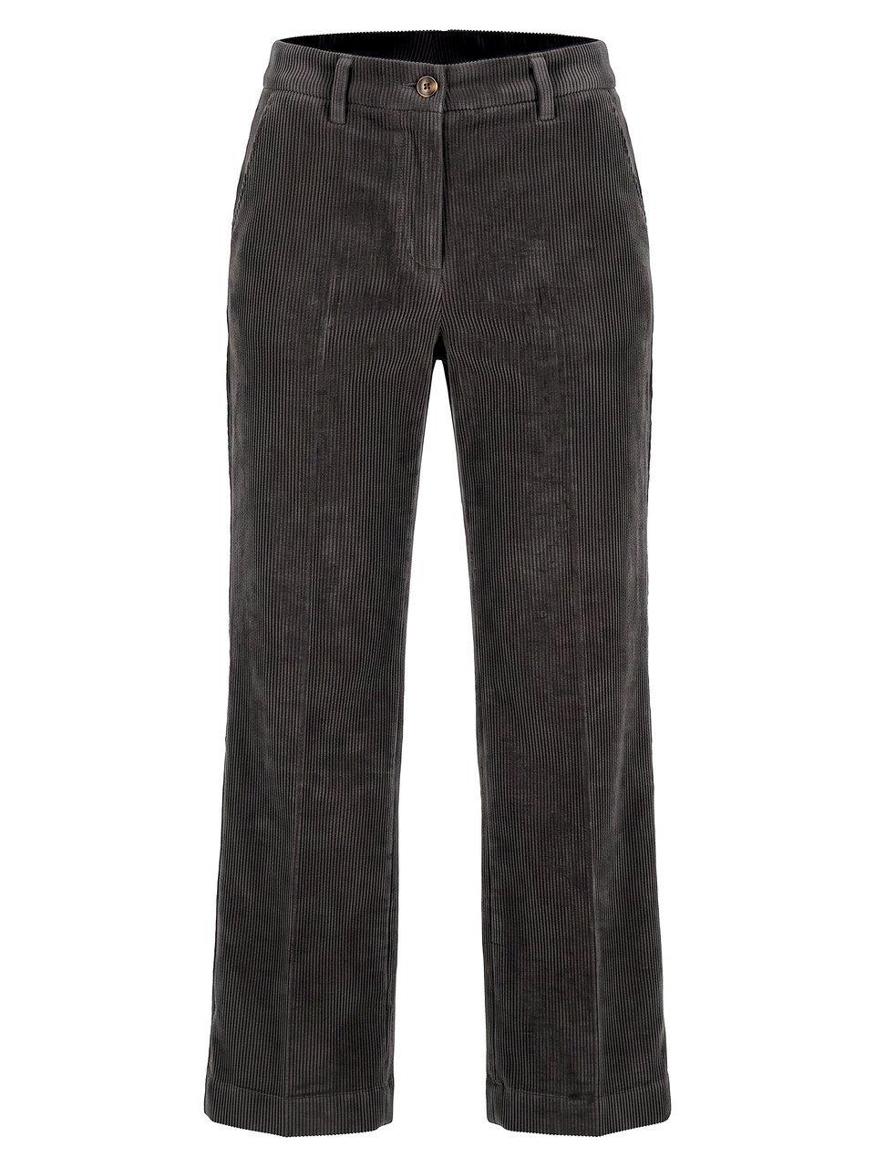 Wide Fit-Cord-Hose Fadenmeister Berlin grau