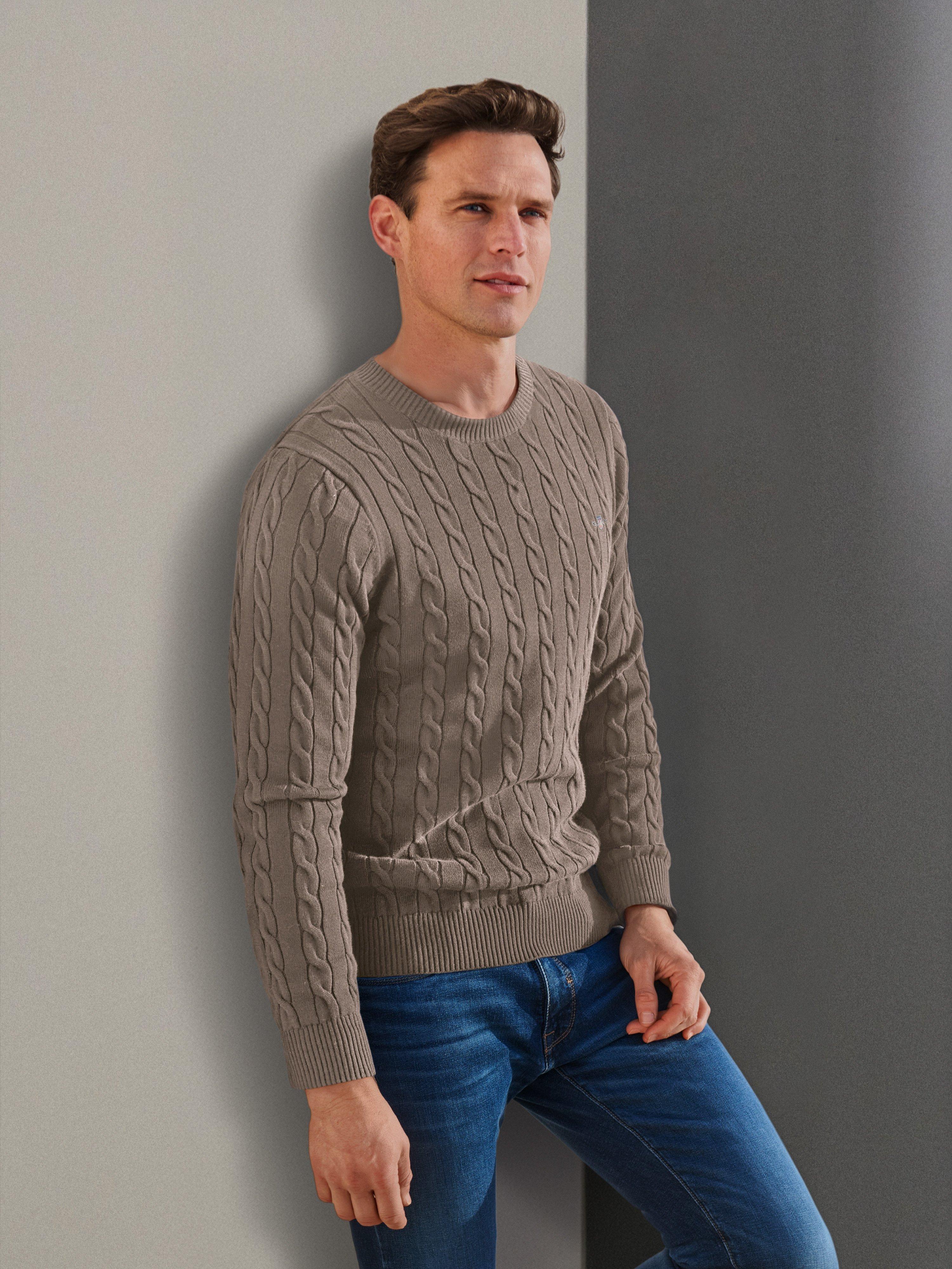 Rundhals-Pullover GANT braun