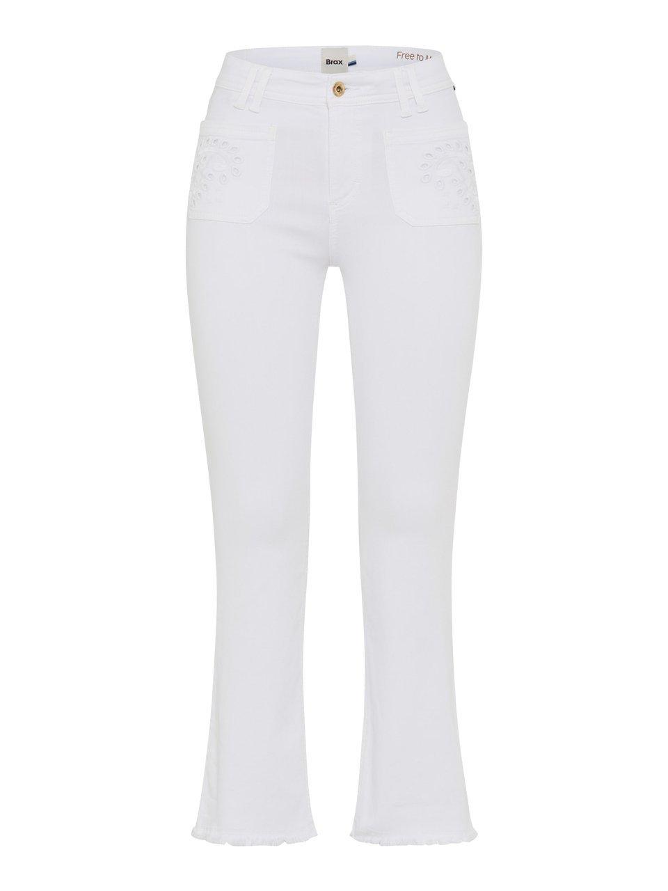 Knöchellange Slim Fit-Jeans Brax weiss