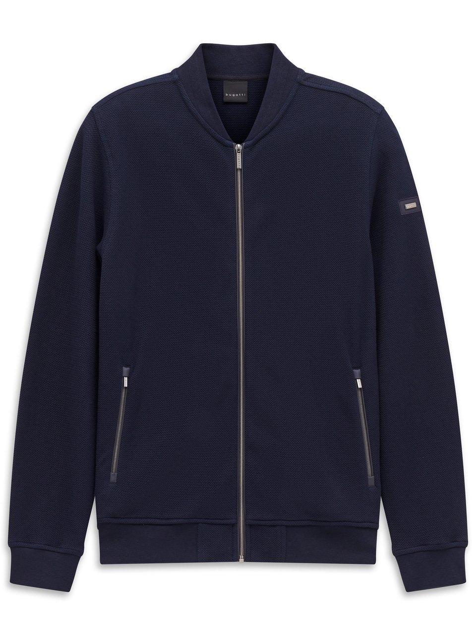 Sweatjacke Bugatti blau