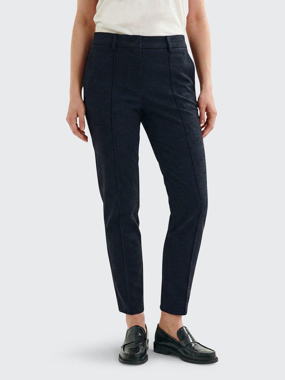 Peter Hahn - Enkellange Slim Fit jersey broek