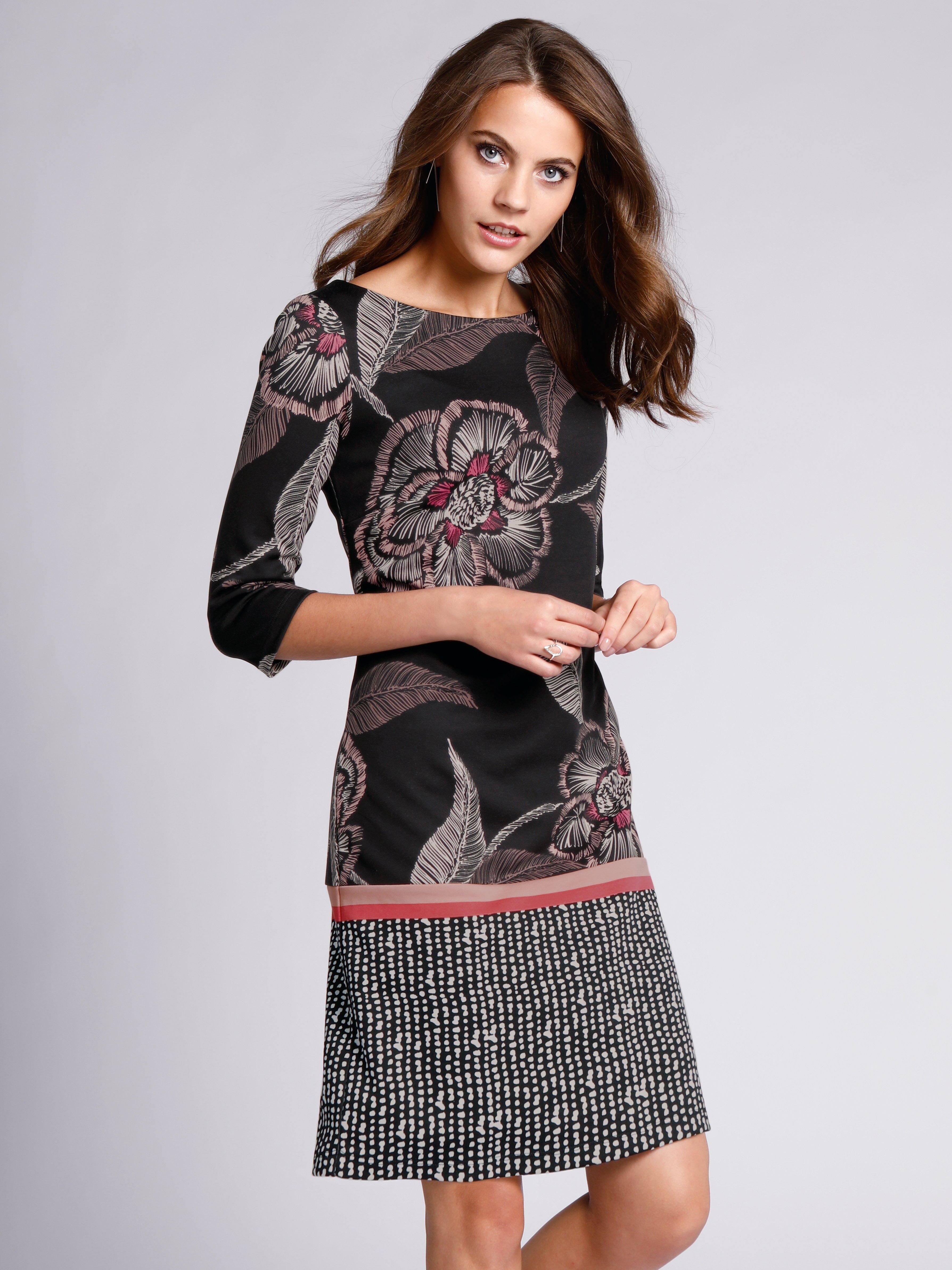 comma, - Jersey-Kleid  mit 3/4-Arm