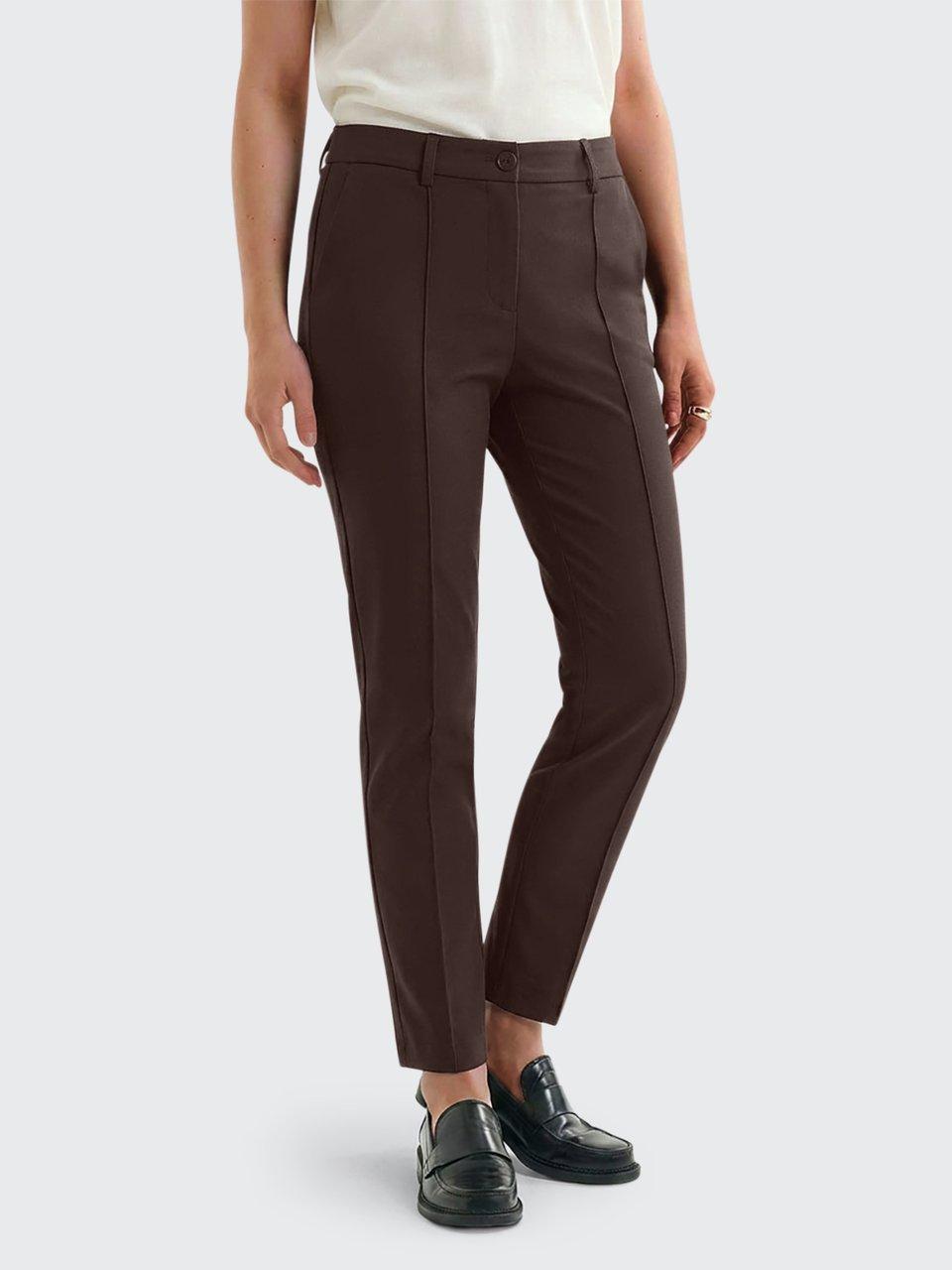 Peter Hahn - Enkellange Slim Fit jersey broek