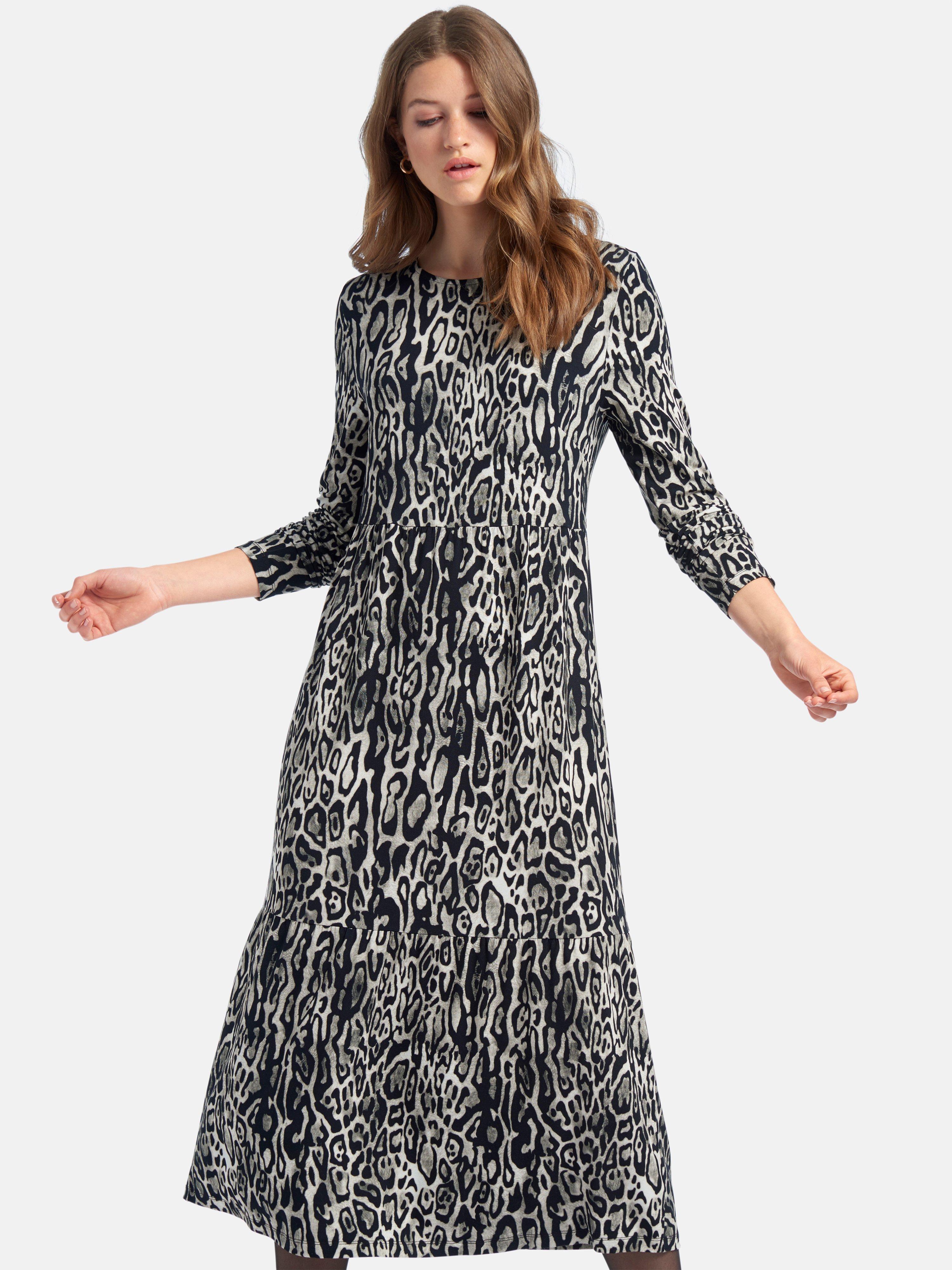 MYBC - Jerseyjurk met lange mouwen en animal-print