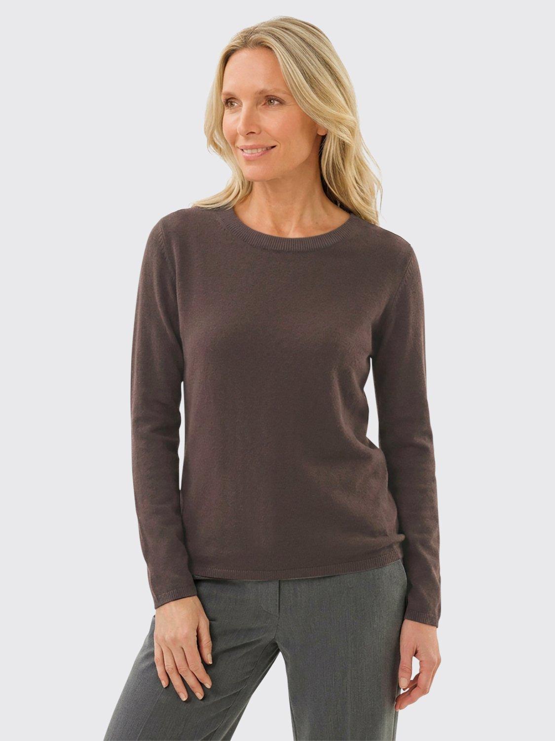 Peter Hahn - Rundhals-Pullover mit Kaschmir