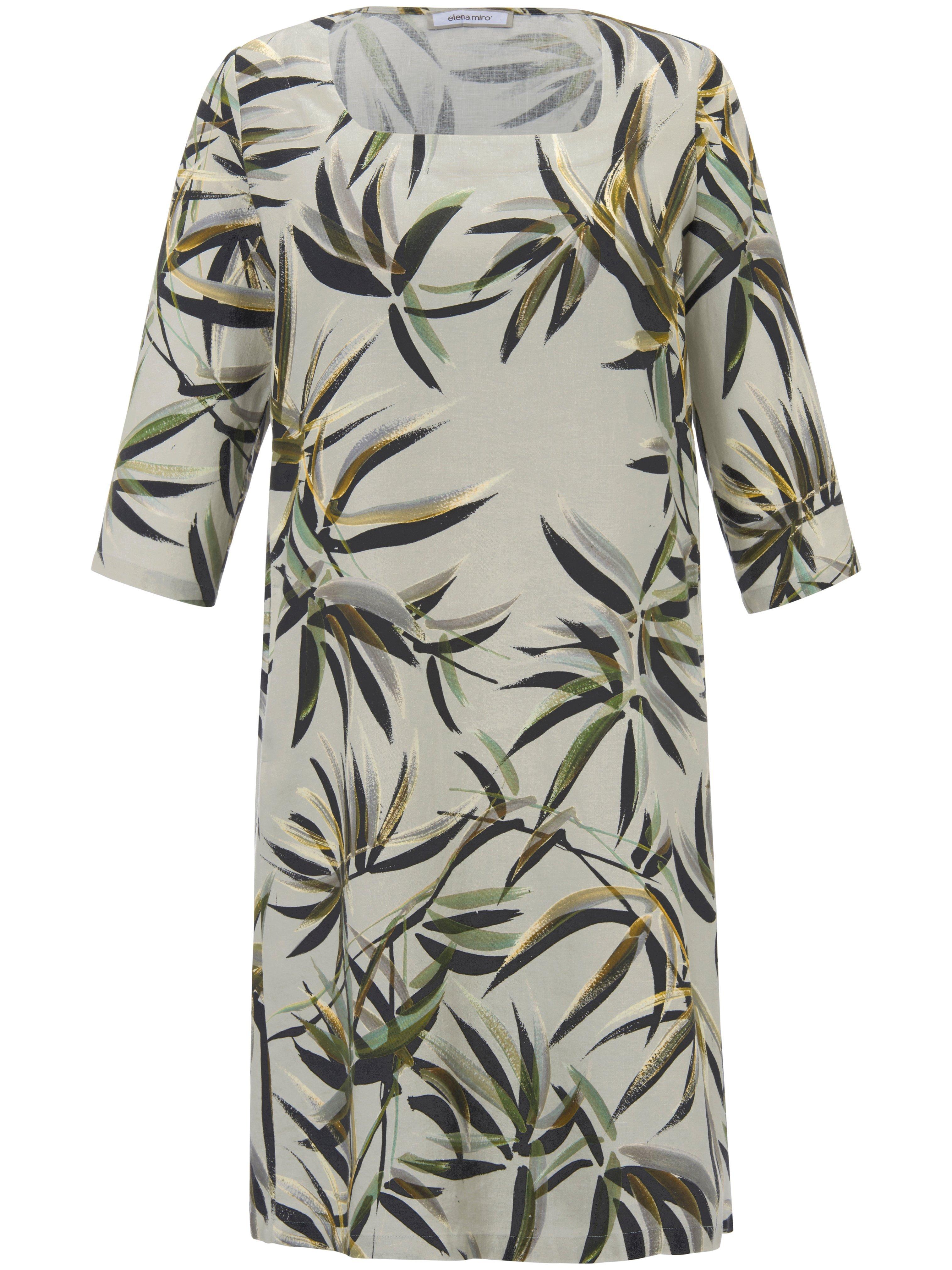 Elena Miro - Leinen-Kleid mit 3/4-Arm