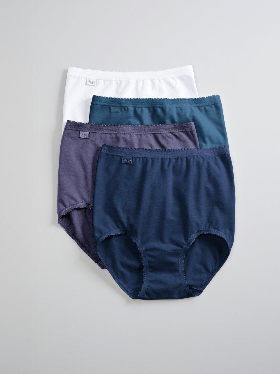 Maxislip Basic+Maxi C4P im 4er-Set sloggi blau