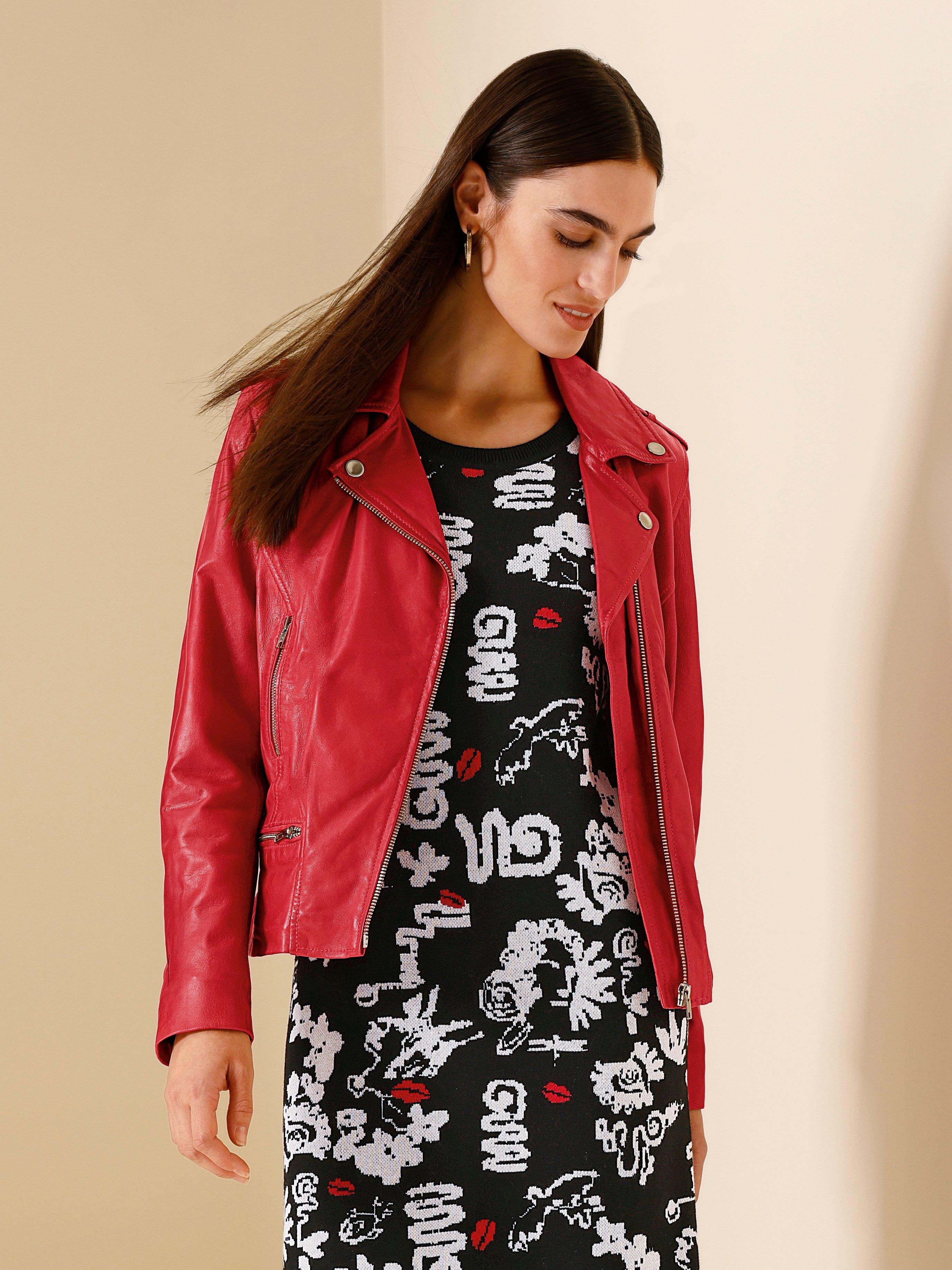MYBC - Lederjacke aus Lammnappaleder