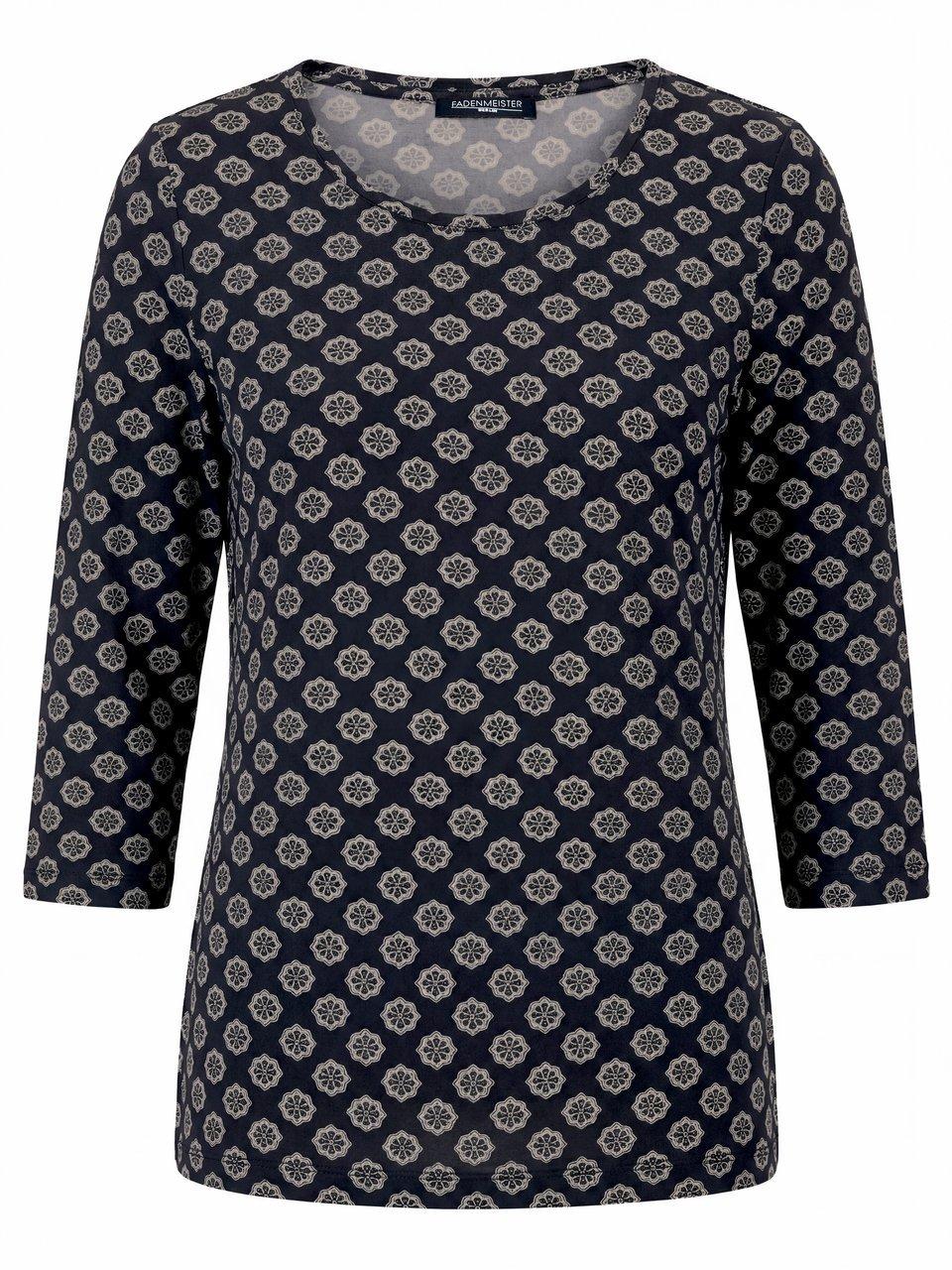 Rundhals-Shirt 3/4- Arm Fadenmeister Berlin multicolor