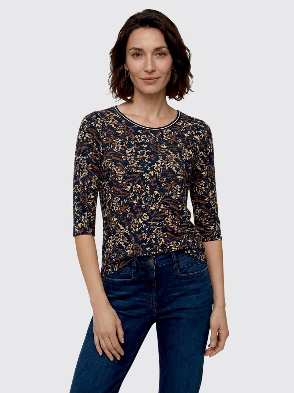 BASLER - Rundhals-Shirt mit 3/4-Arm