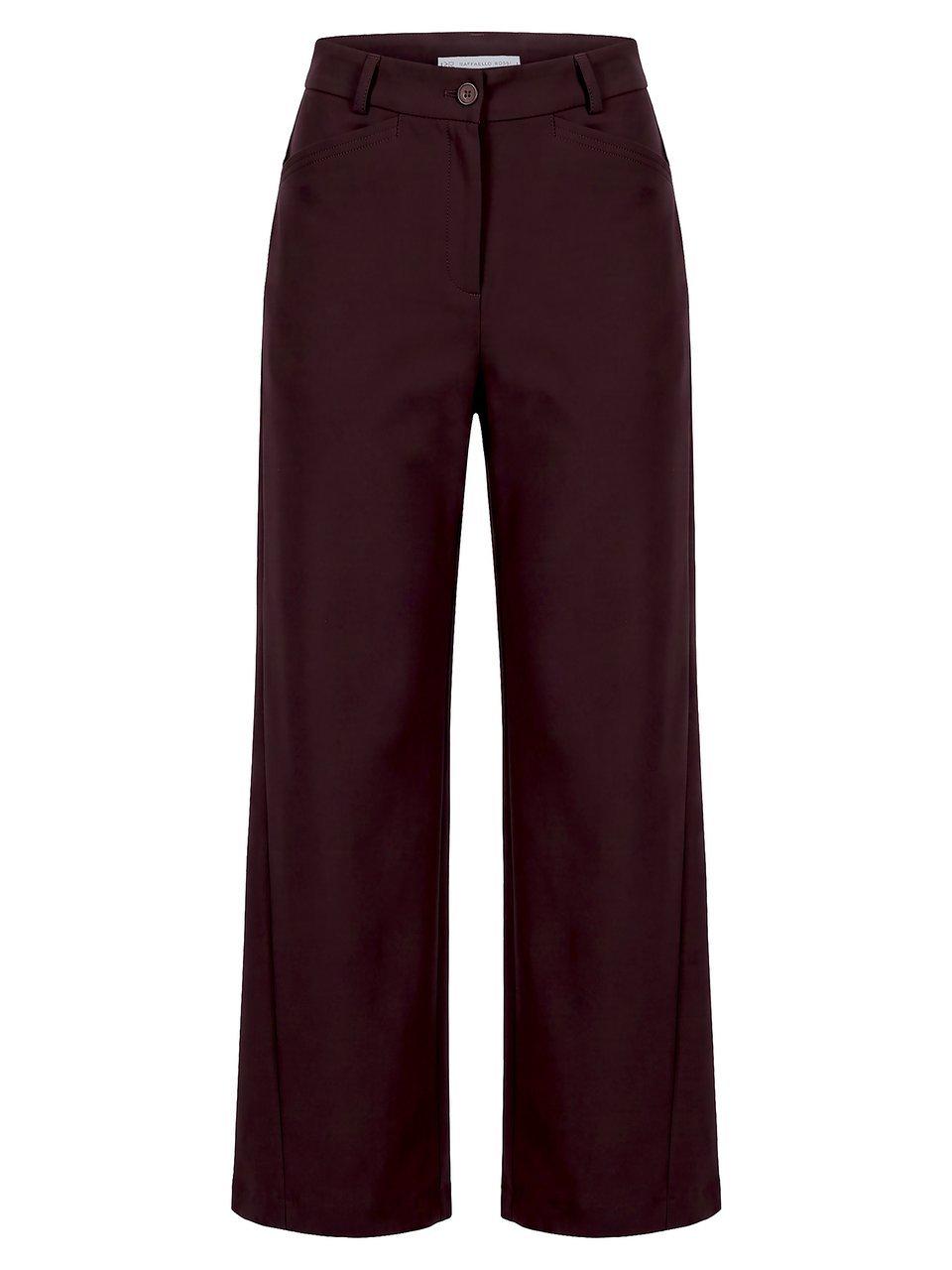 Knöchellange Wide Fit-Hose Raffaello Rossi rot