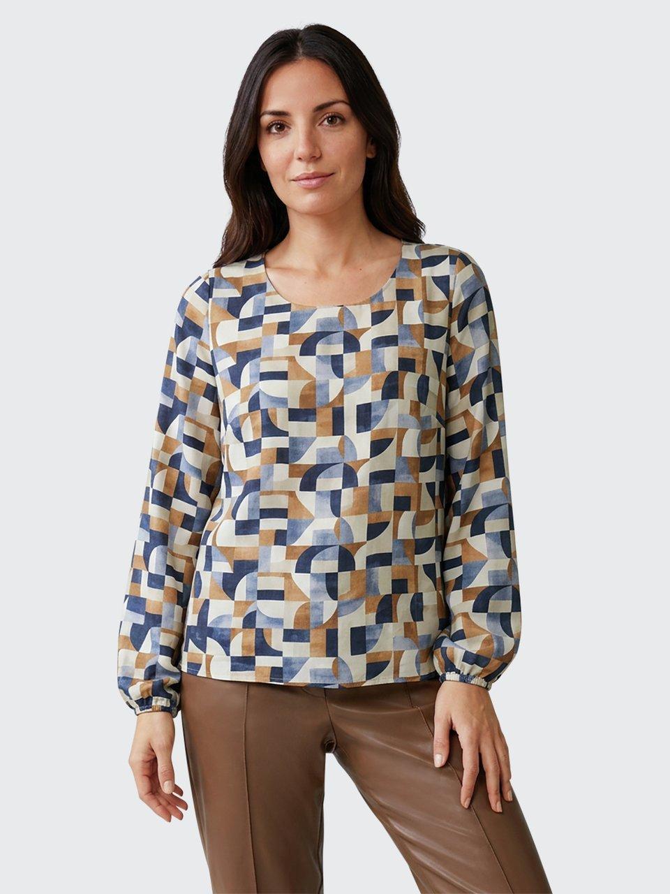 Peter Hahn - Bluse mit Rundhals-Ausschnitt